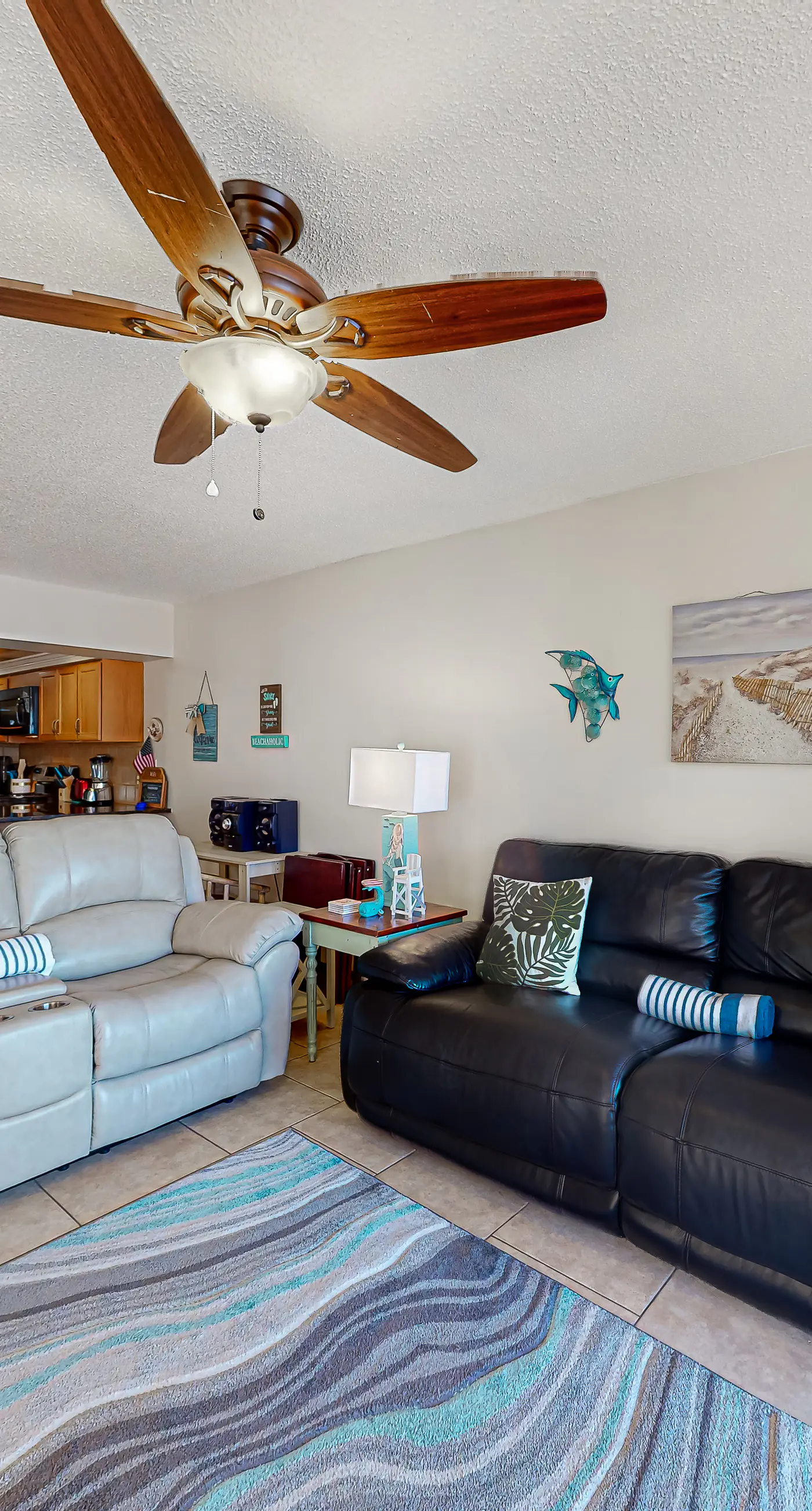 Gulf-front condo with a private balcony, pool and hot tub access, & central AC