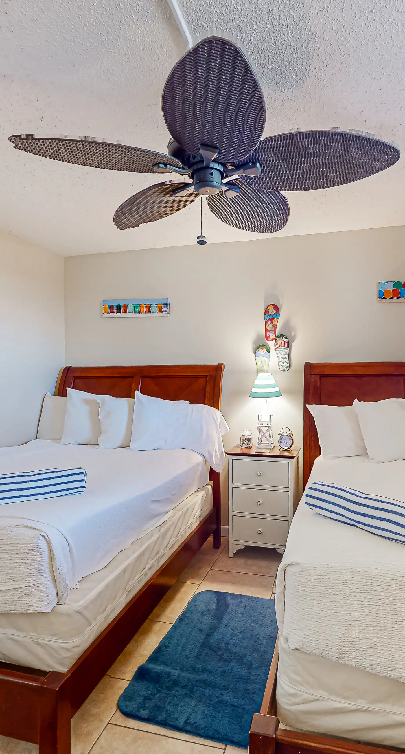 Gulf-front condo with a private balcony, pool and hot tub access, & central AC