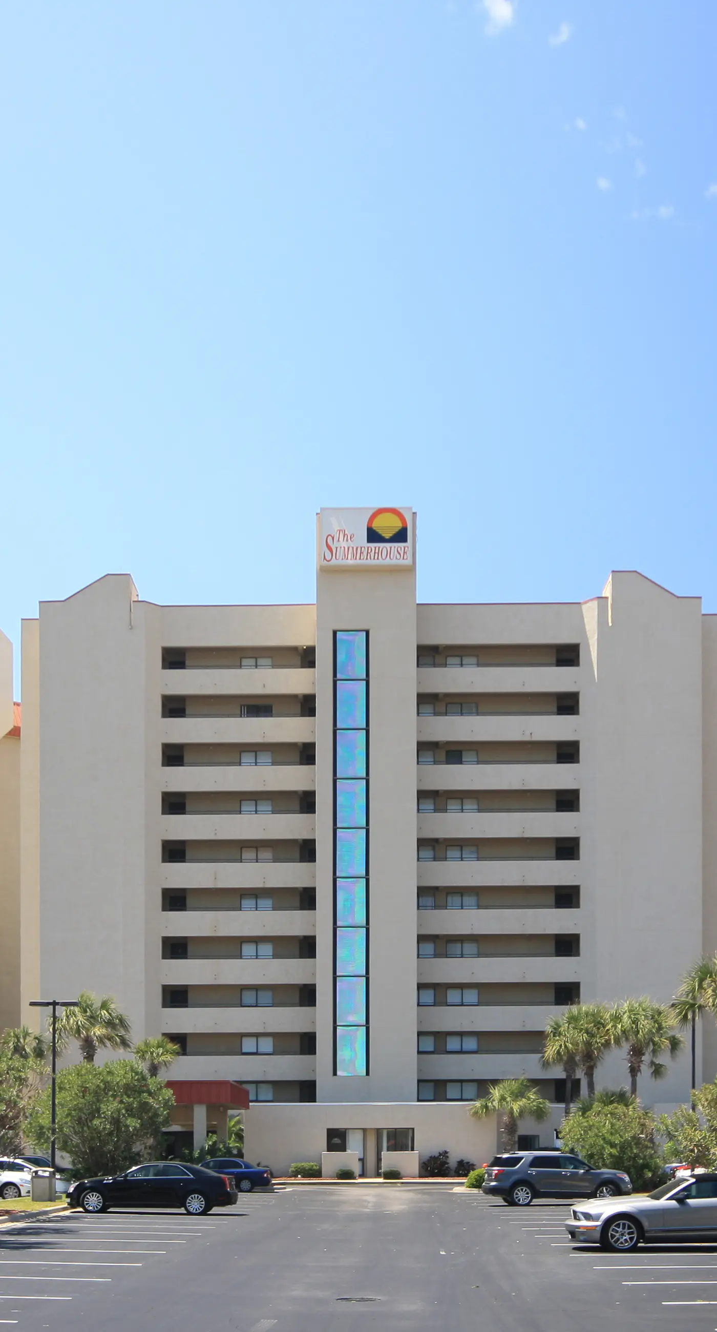 Gulf-front condo with a private balcony, pool and hot tub access, & central AC