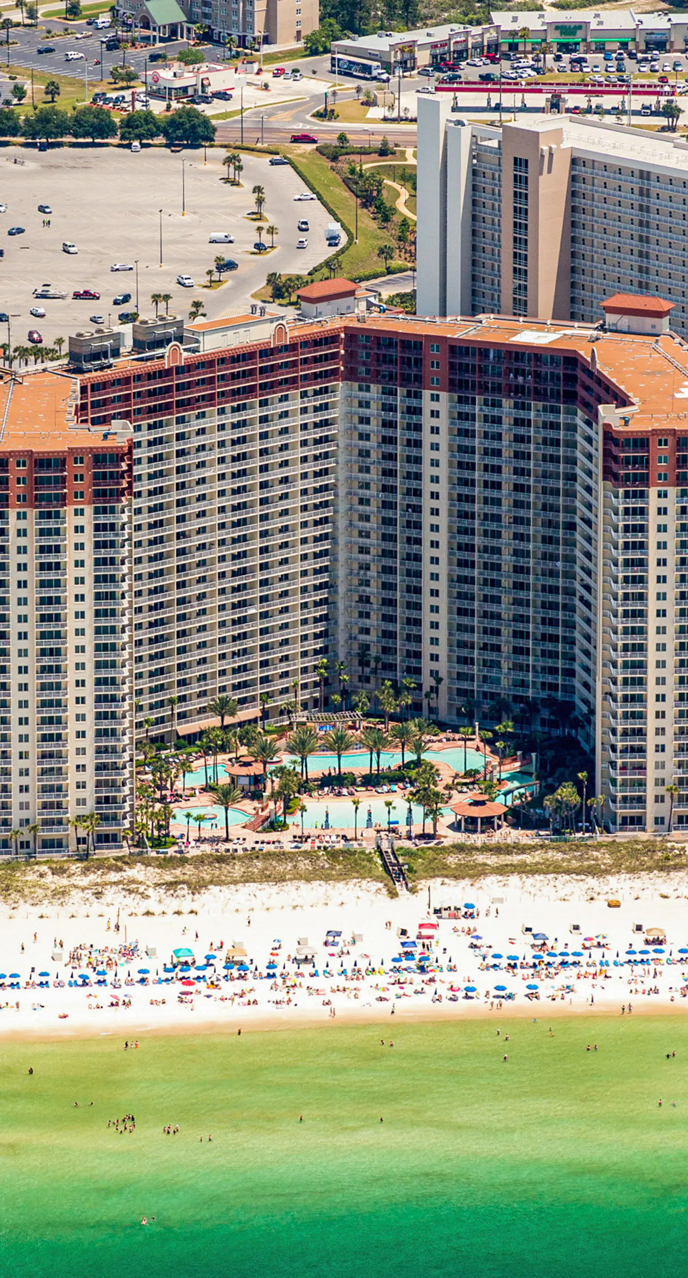 Gulf-front condo with pool, hot tub, & same-floor parking