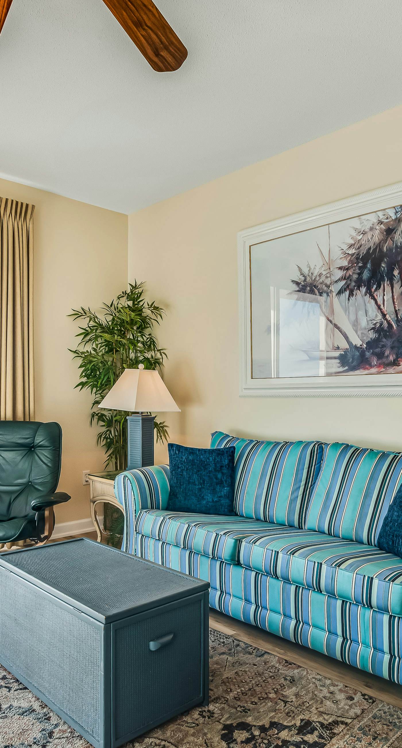 Snow-bird friendly condo with pool & fitness room - walk right out to the sand