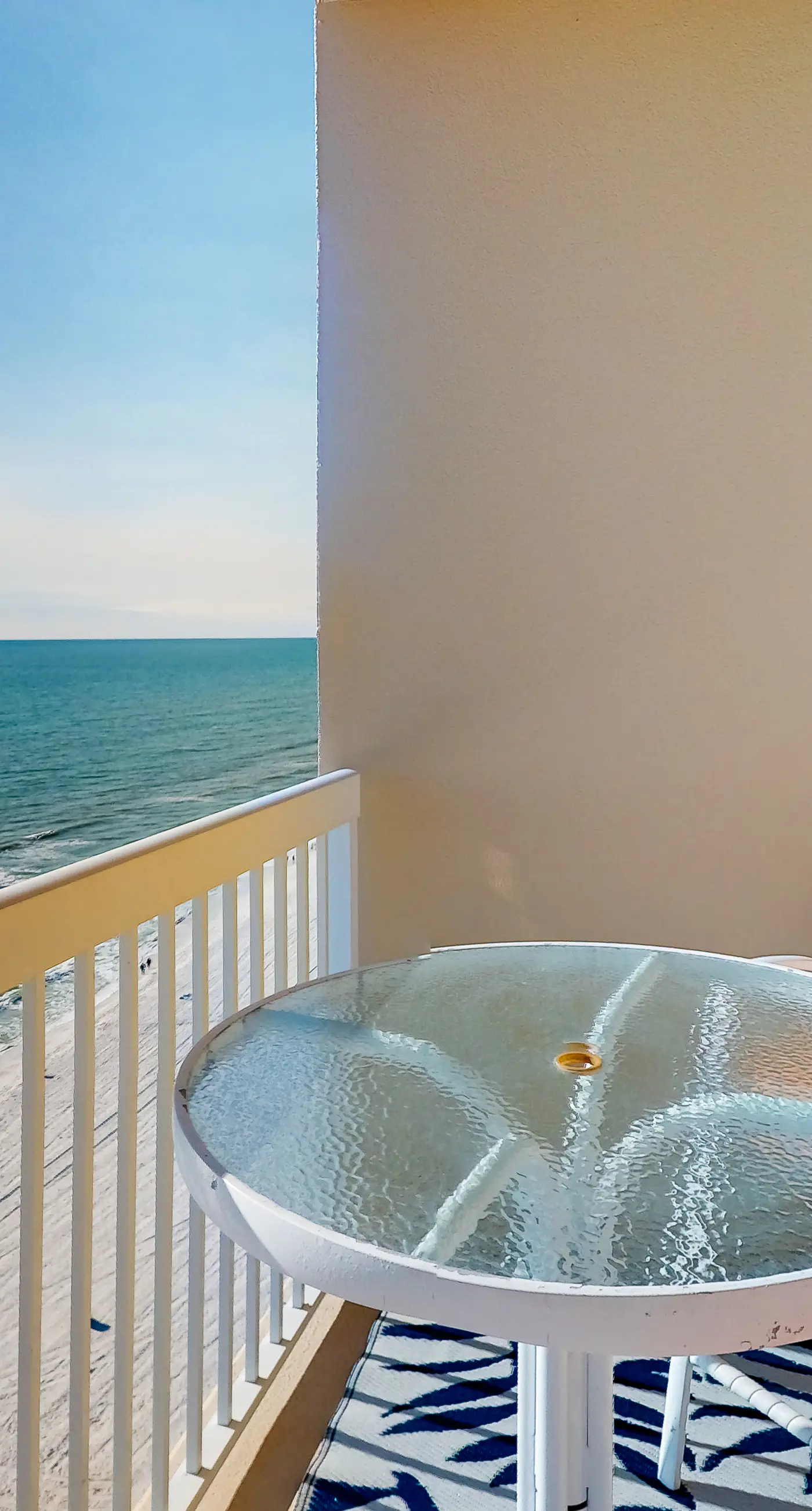 14th-floor gulf-front condo with beach access, pool, gym, & balcony
