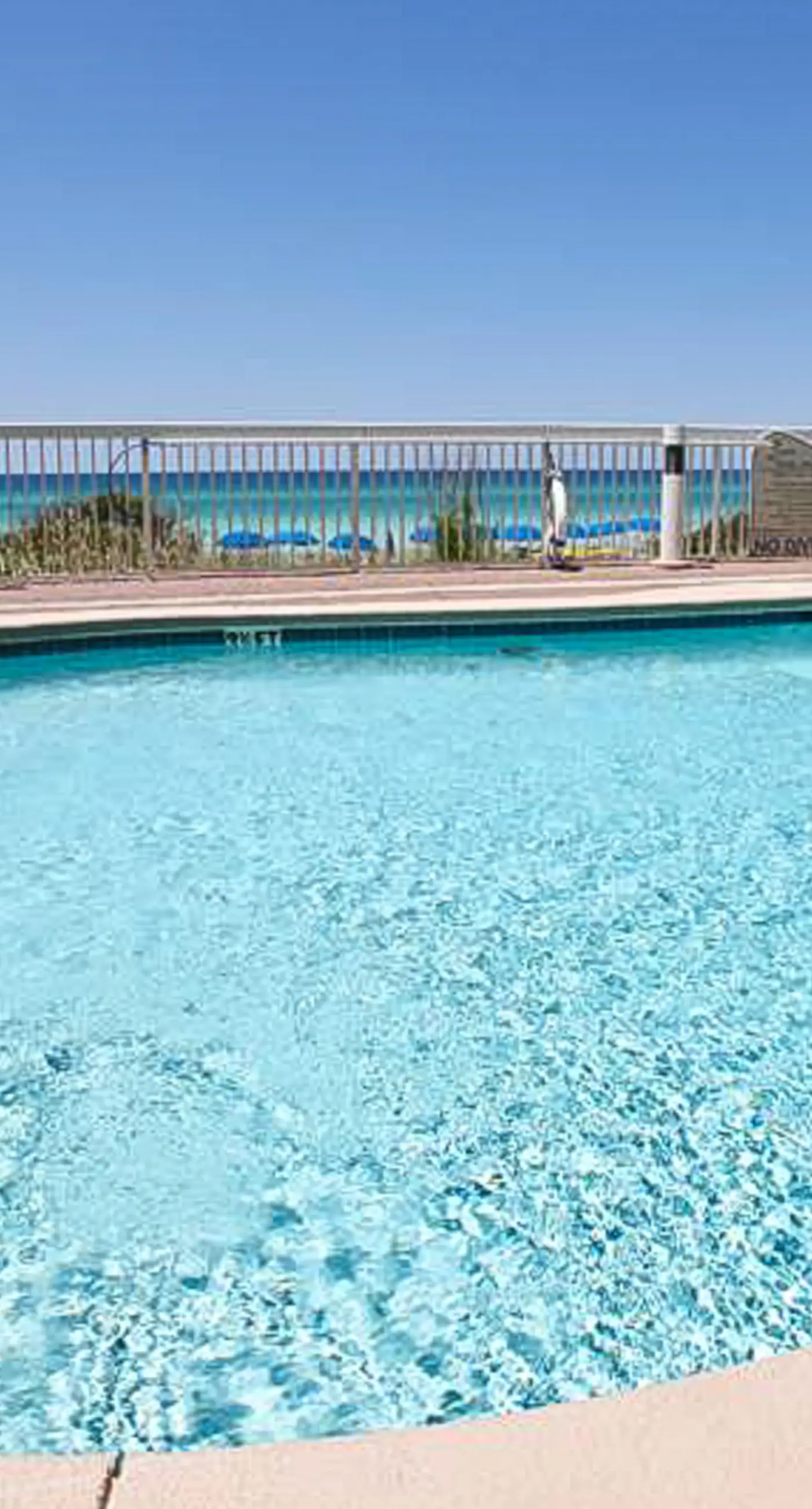 Beautiful beachfront condo with shared pool and beach access