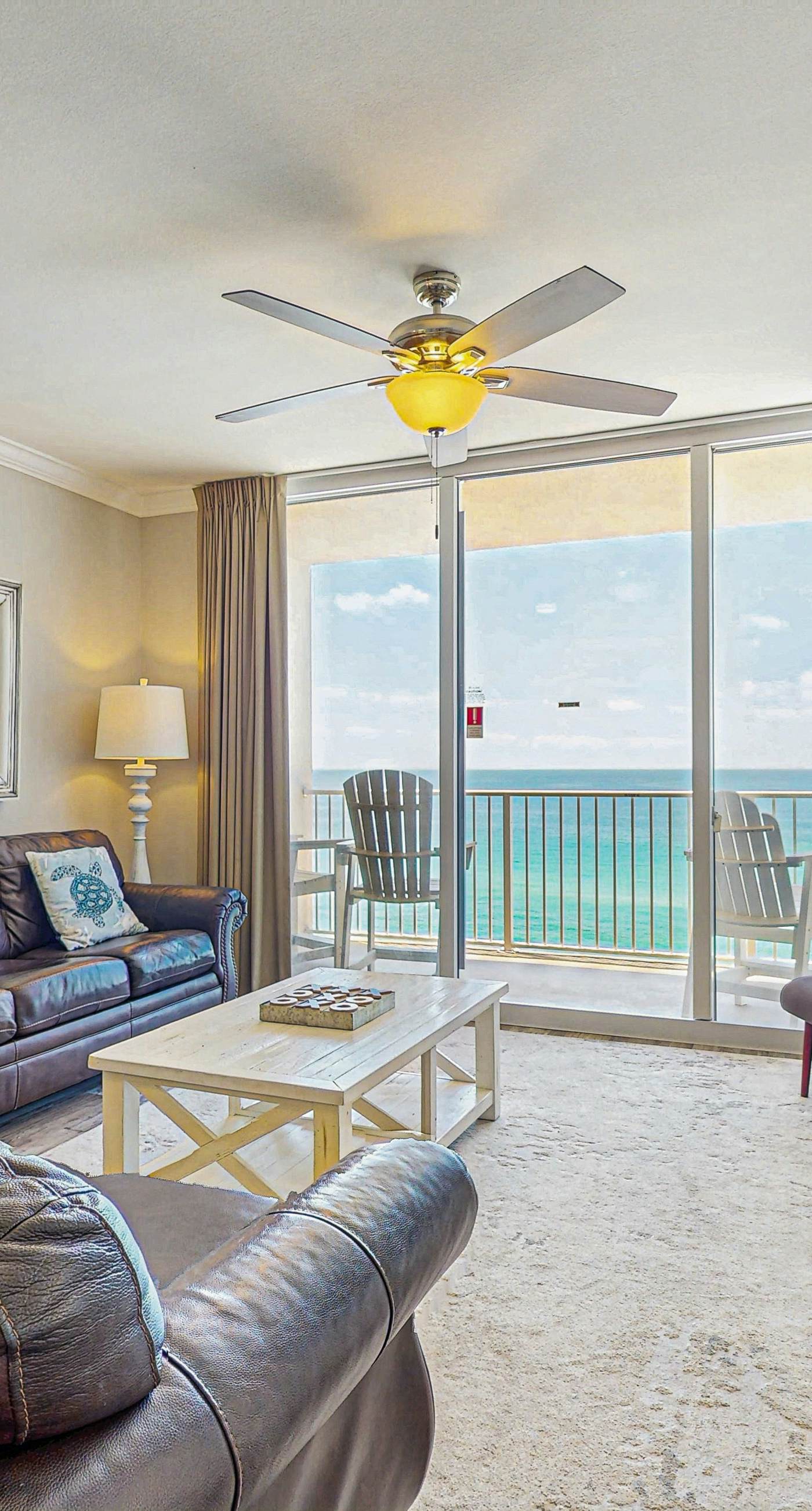 Eighth-floor beachfront condo w/ hot tubs, pools, seasonal beach service & more