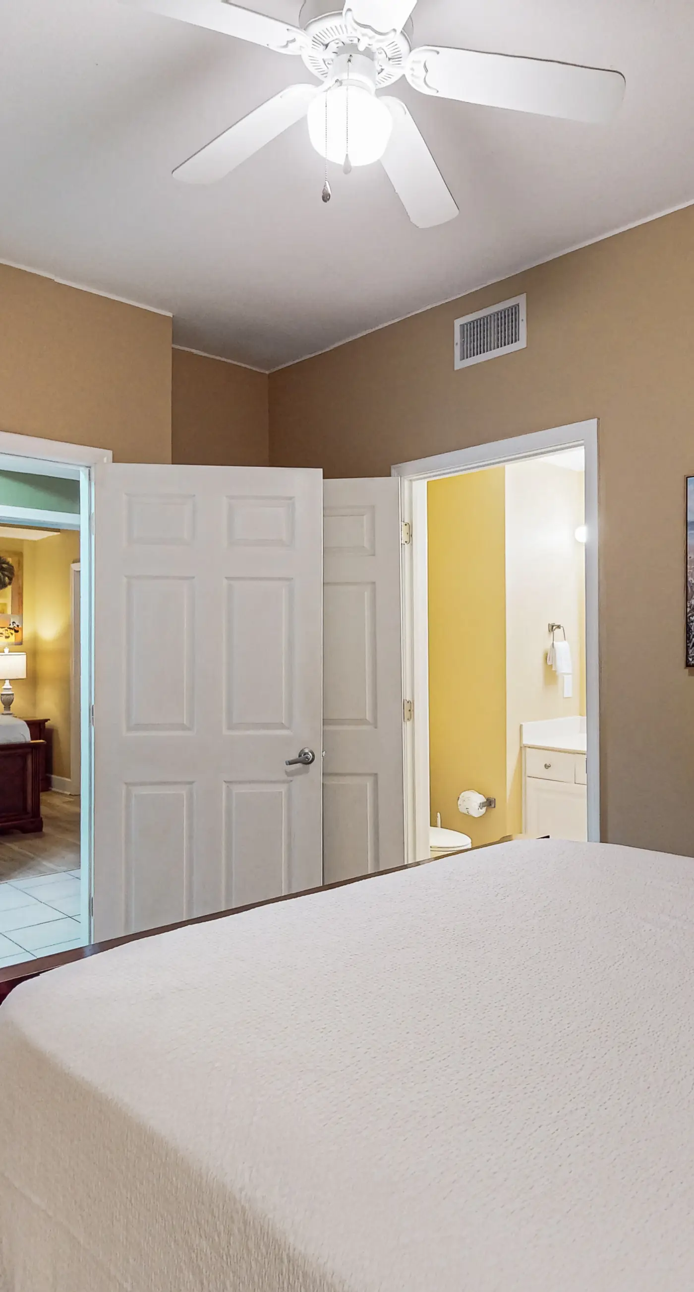 Gulf-front getaway with water views, pools, hot tub, game room & gym