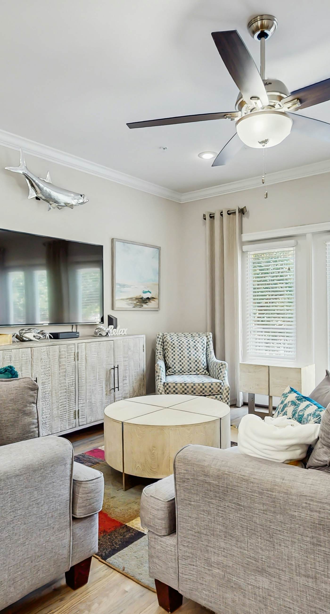 Spacious private home with patio, balconies, close to beaches & shared pool!