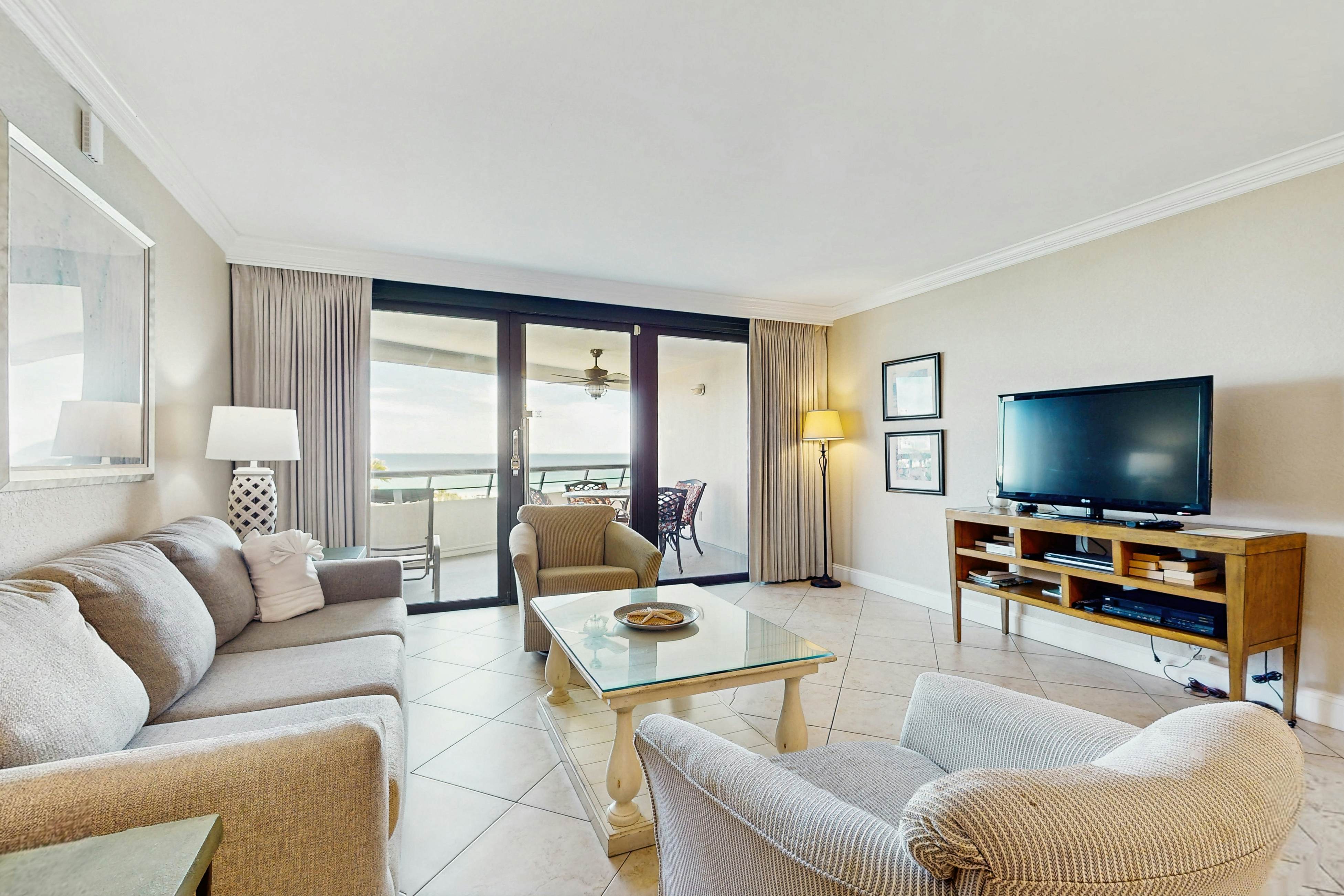 Beautiful beachfront condo with shared pool and playground