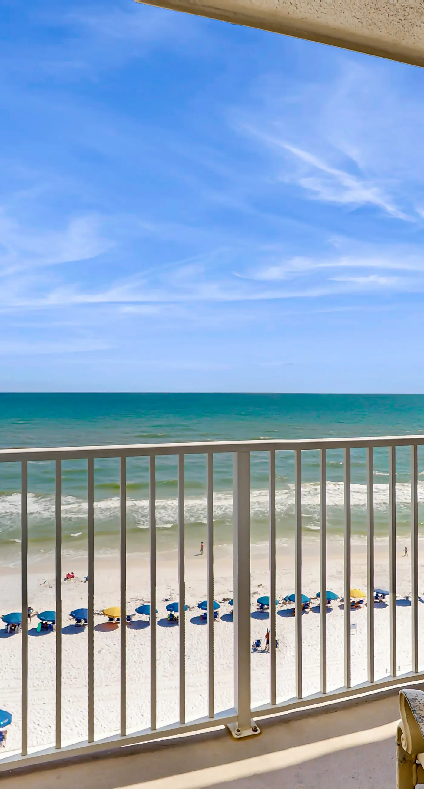 Oceanfront condo with heated pool, tennis, grilling station, & gym - balcony