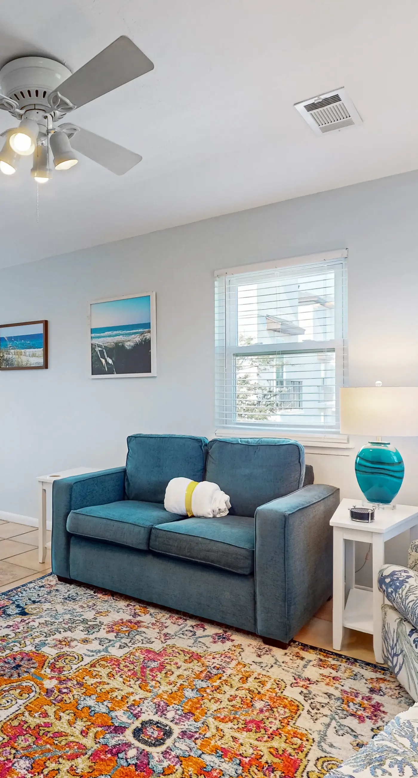 Condo with beach access, resort pools & relaxing balcony