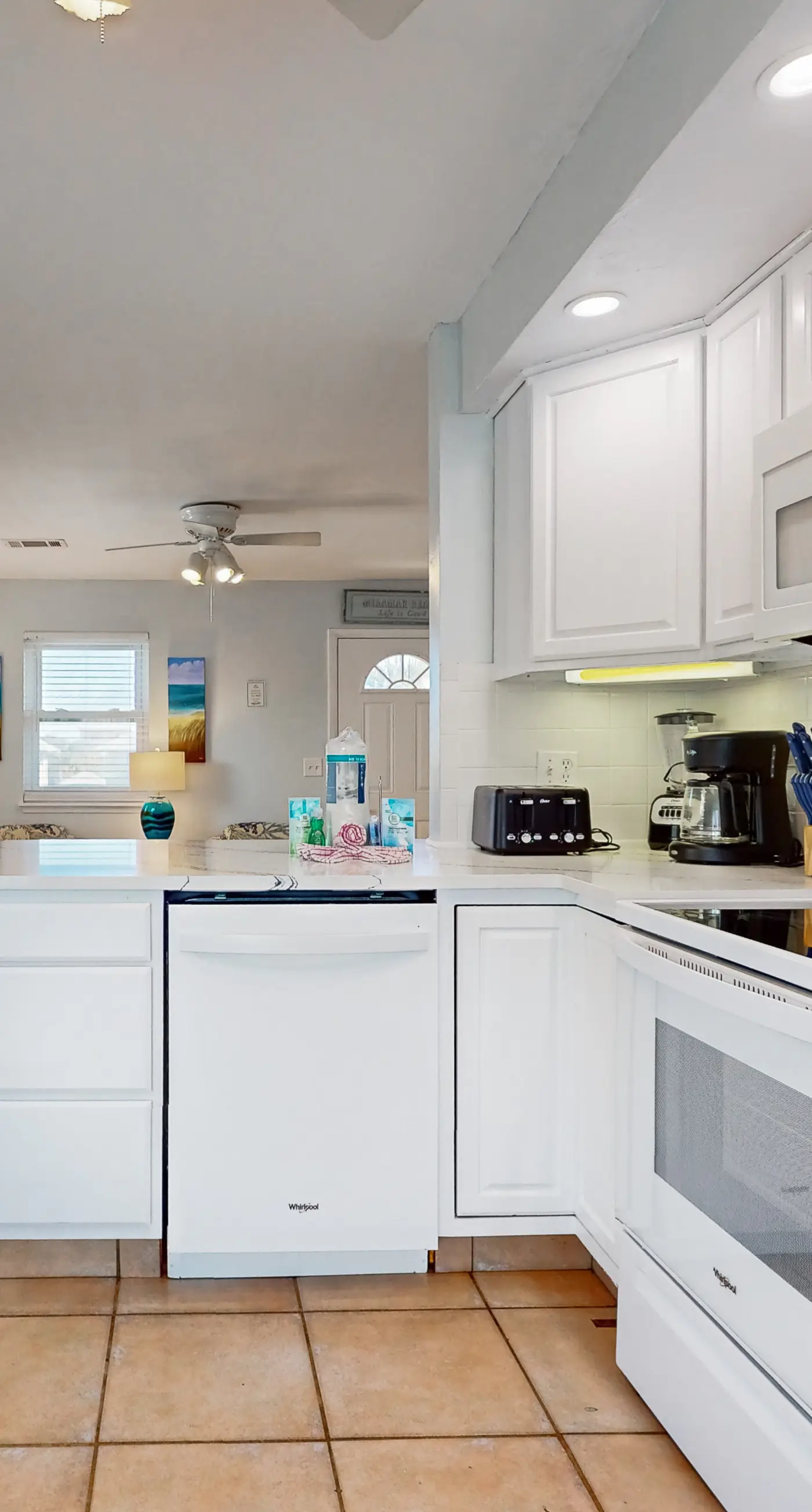 Condo with beach access, resort pools & relaxing balcony