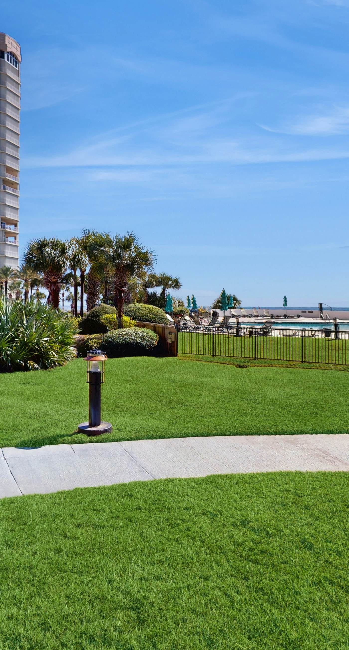 Gorgeous beachview condo with shared pool & beach access