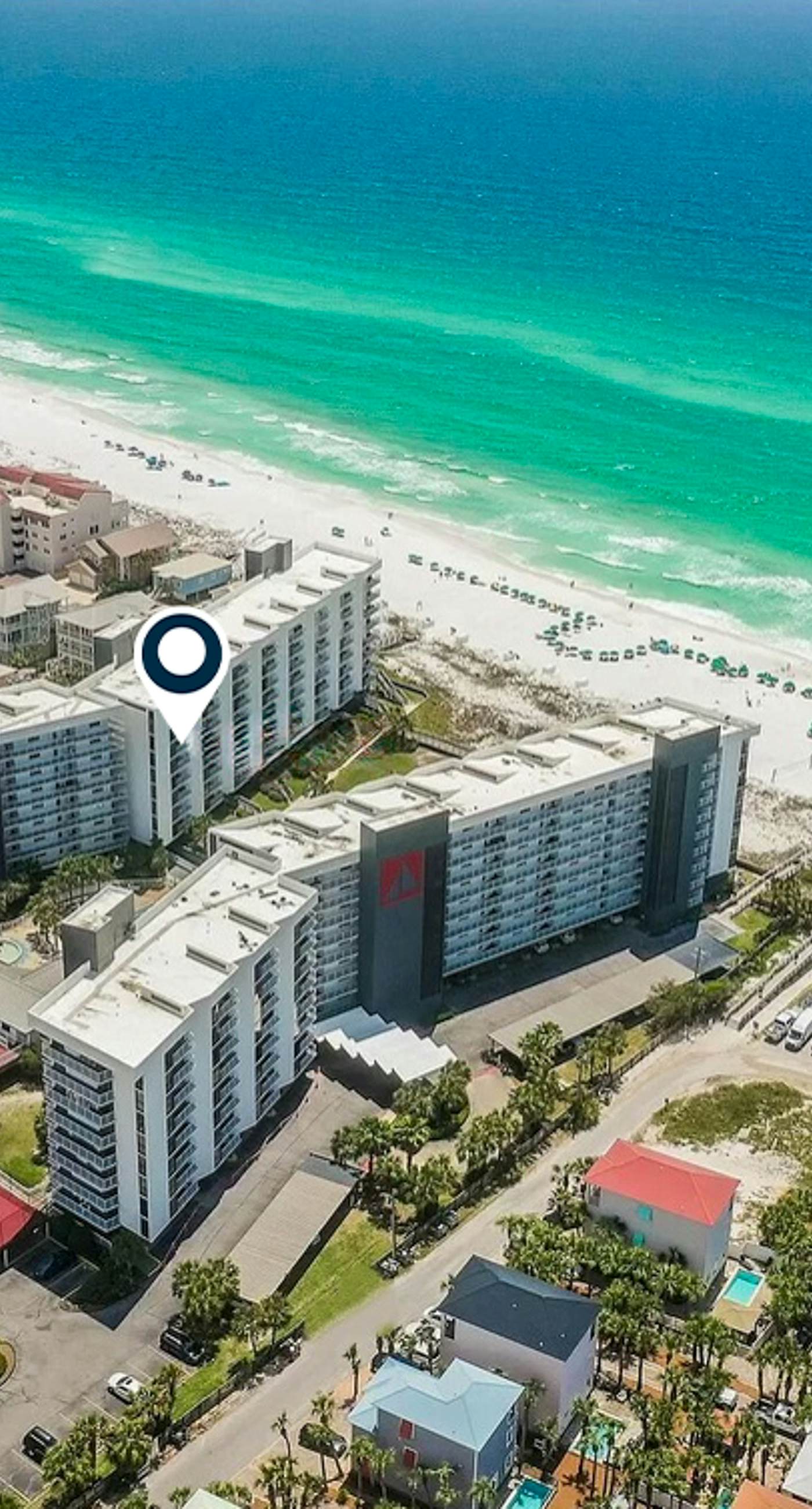 Gulf-front condo w/ pool, hot tub & included beach service