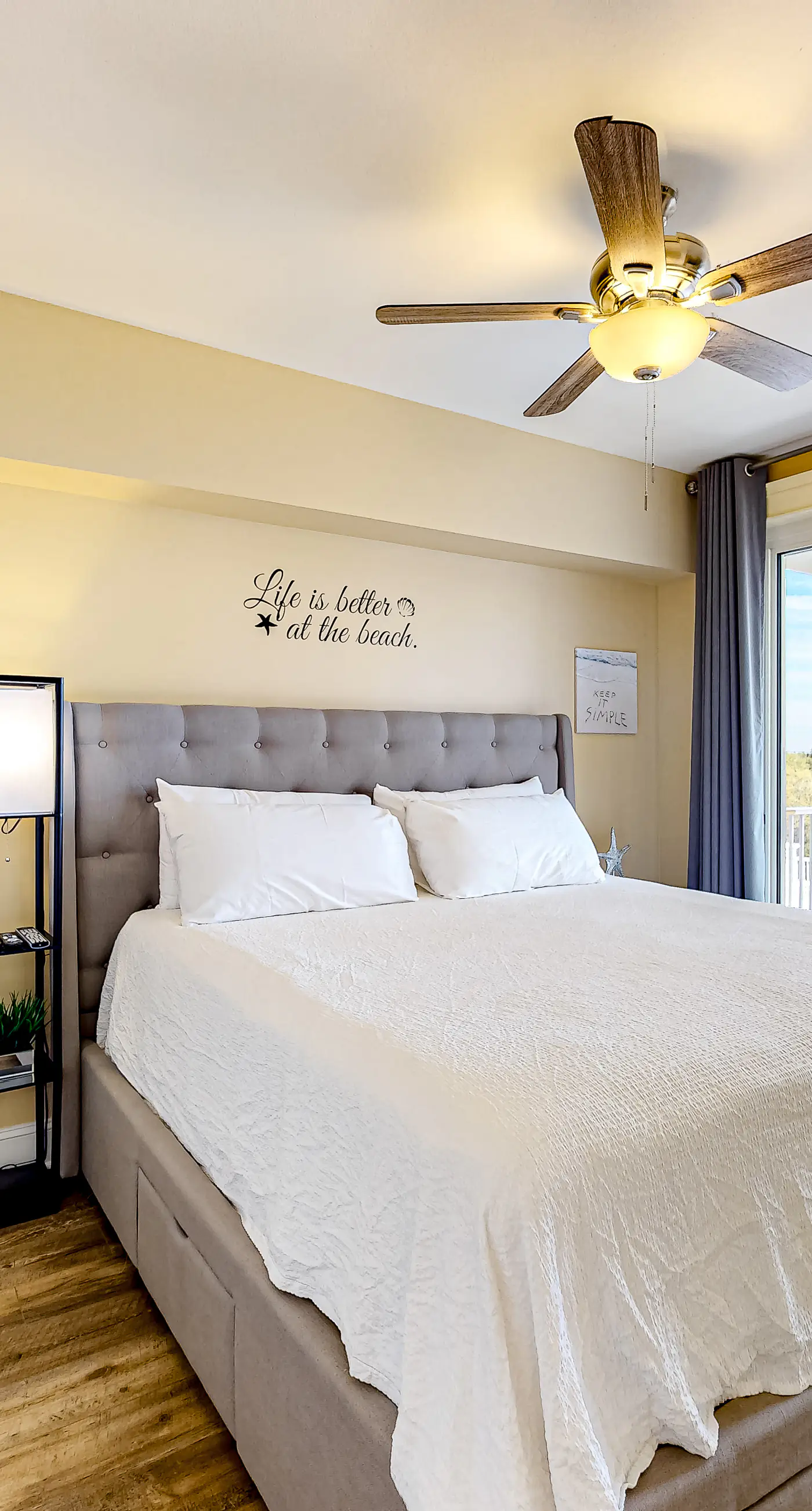 Bright condo with lagoon pool, hot tub, golf, private W/D & central AC