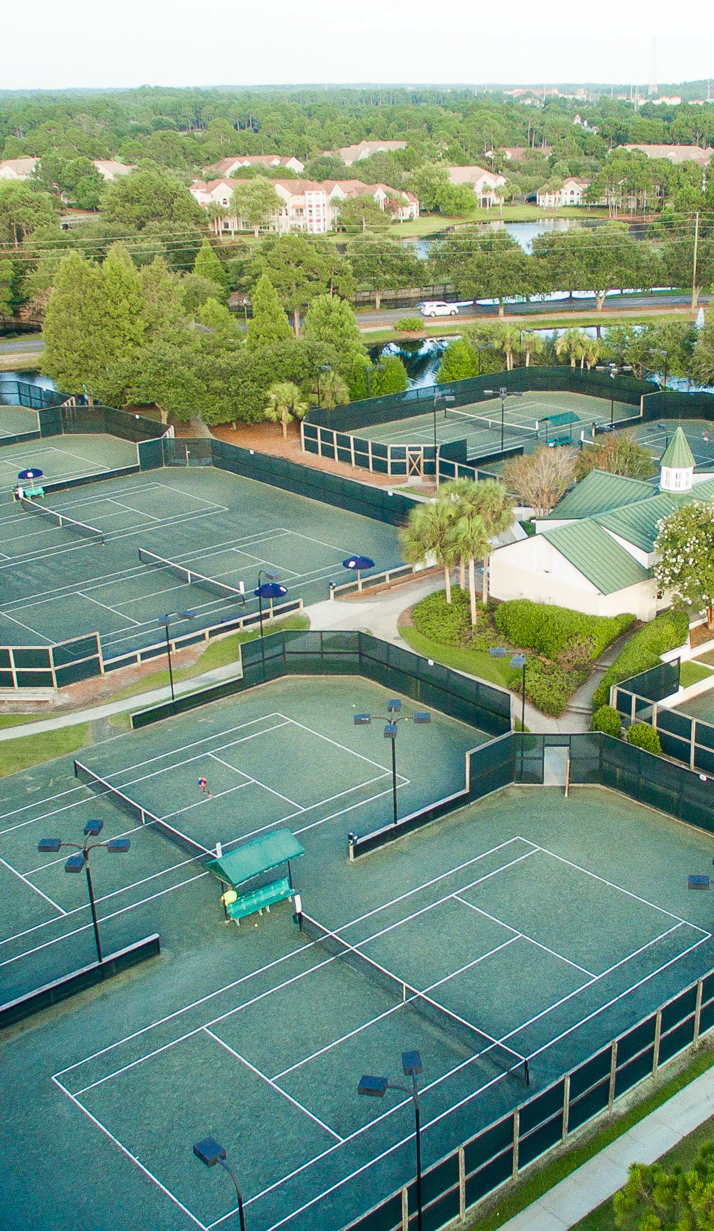 Bright condo with lagoon pool, hot tub, golf, private W/D & central AC