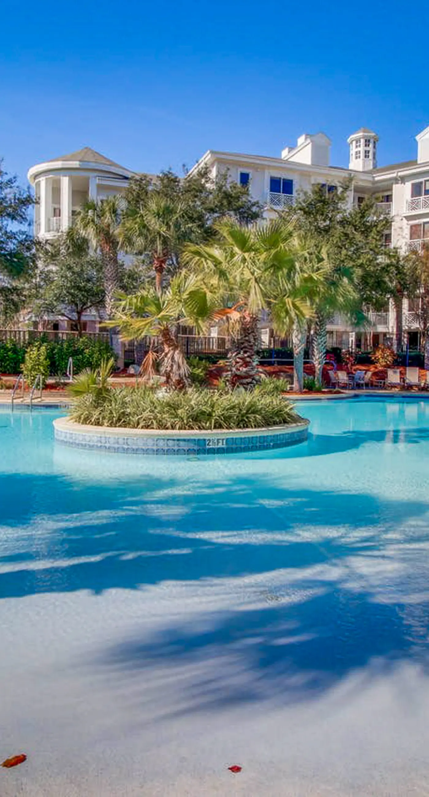 Modern comfort at the Grand with on-site pool, hot tub & fitness center