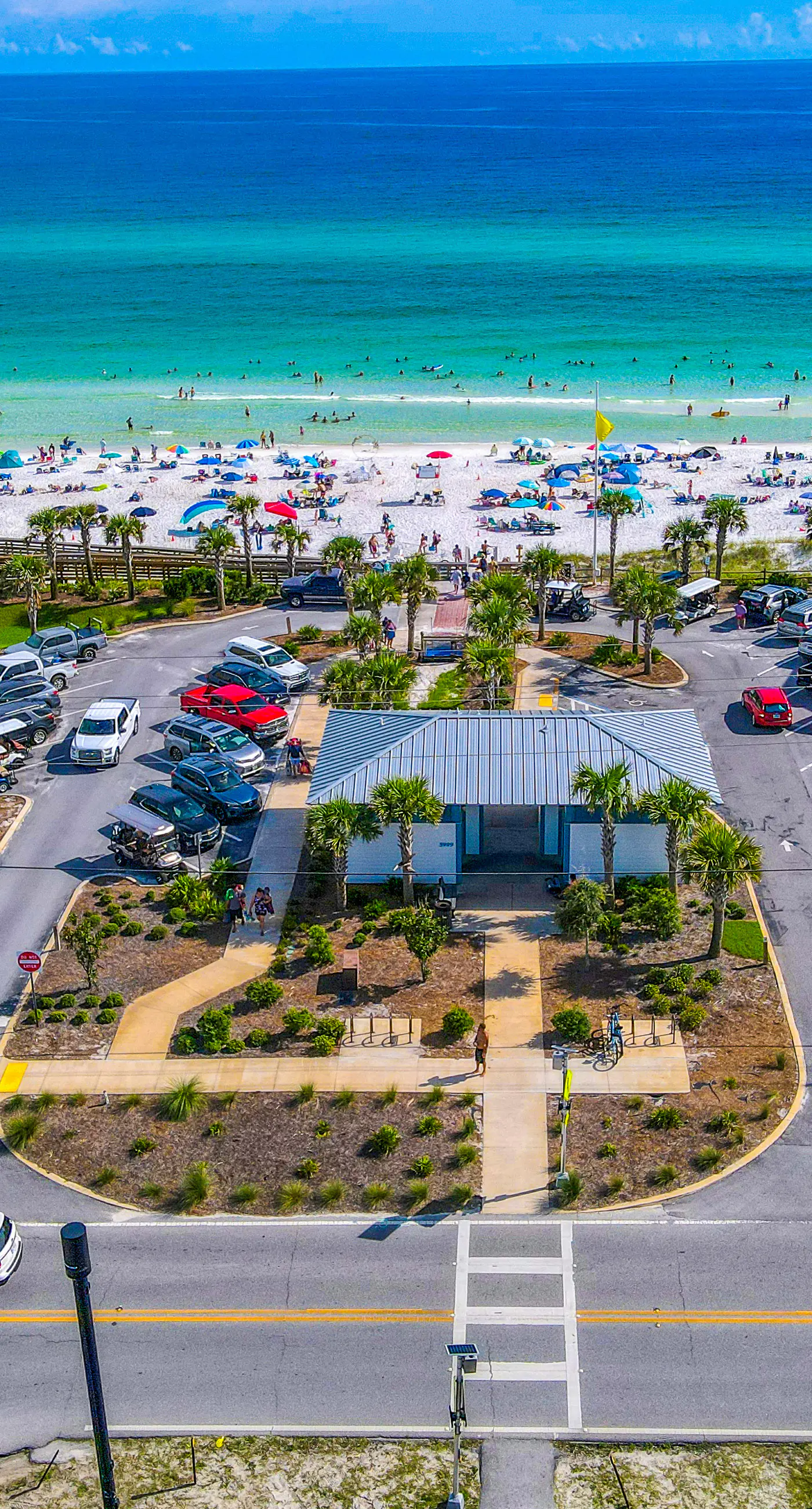 Dog-friendly, Gulf-view home with pool, decks, WiFi, & WD - walk to beach