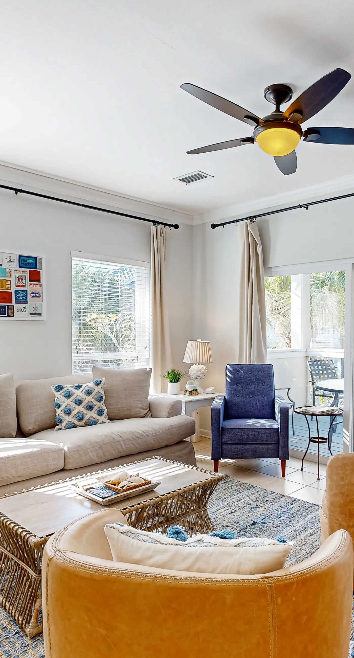 Spacious & sun-filled  retreat with pool, patio, & W/D - short walk to the beach