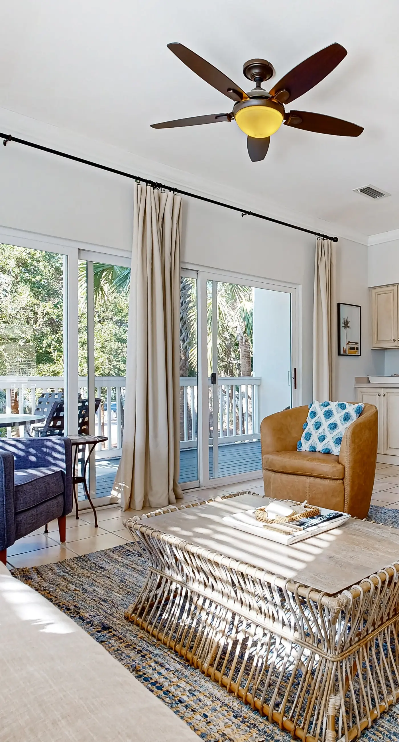 Spacious & sun-filled  retreat with pool, patio, & W/D - short walk to the beach