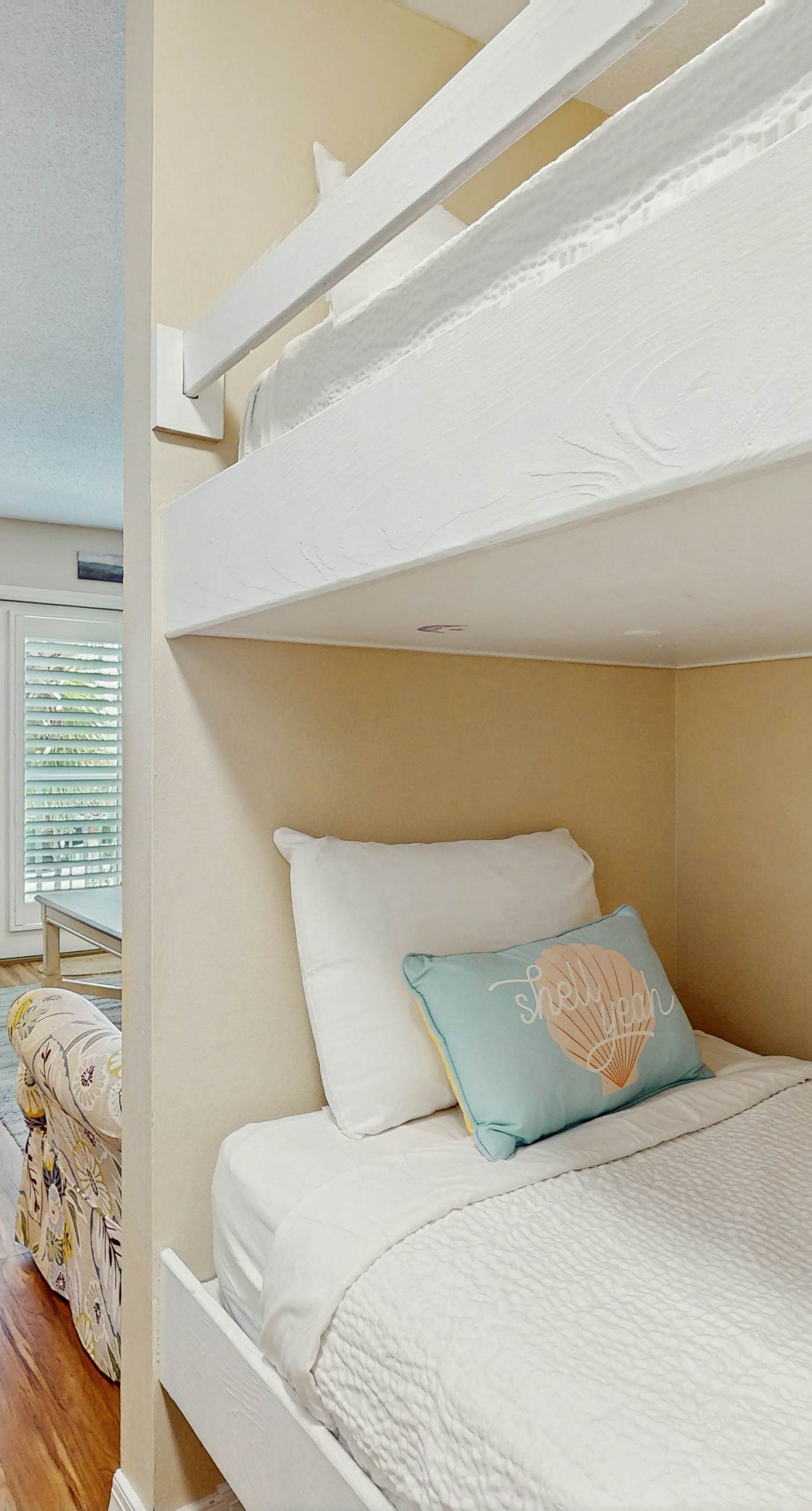 Bright, open 3rd-floor condo with pool views from private balcony - next to beach