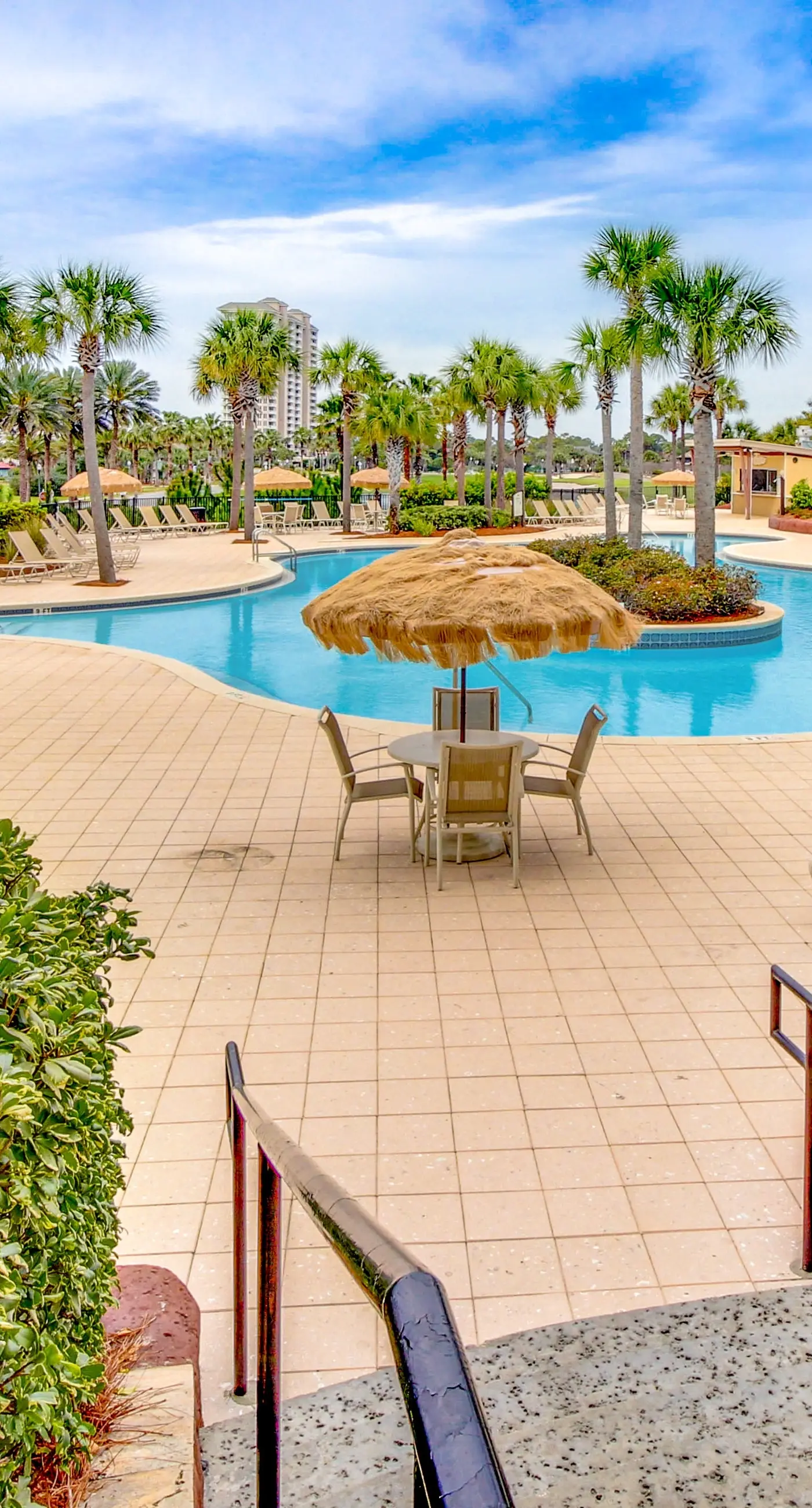 Gorgeous coastal condo with shared pool and private balcony