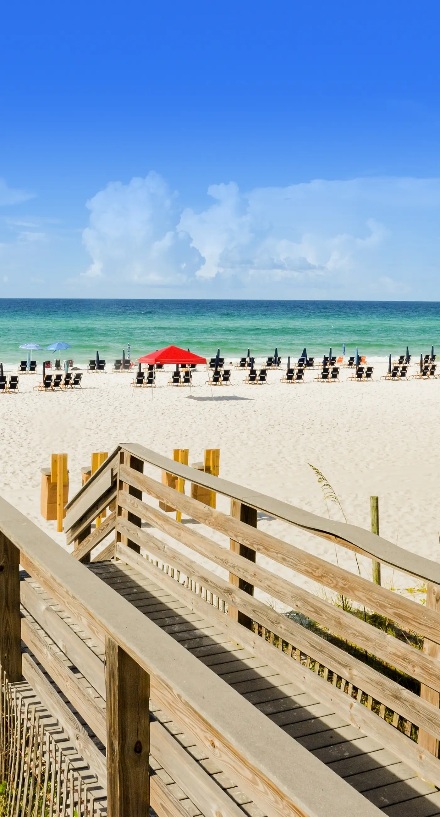 Gorgeous coastal condo with shared pool and private balcony