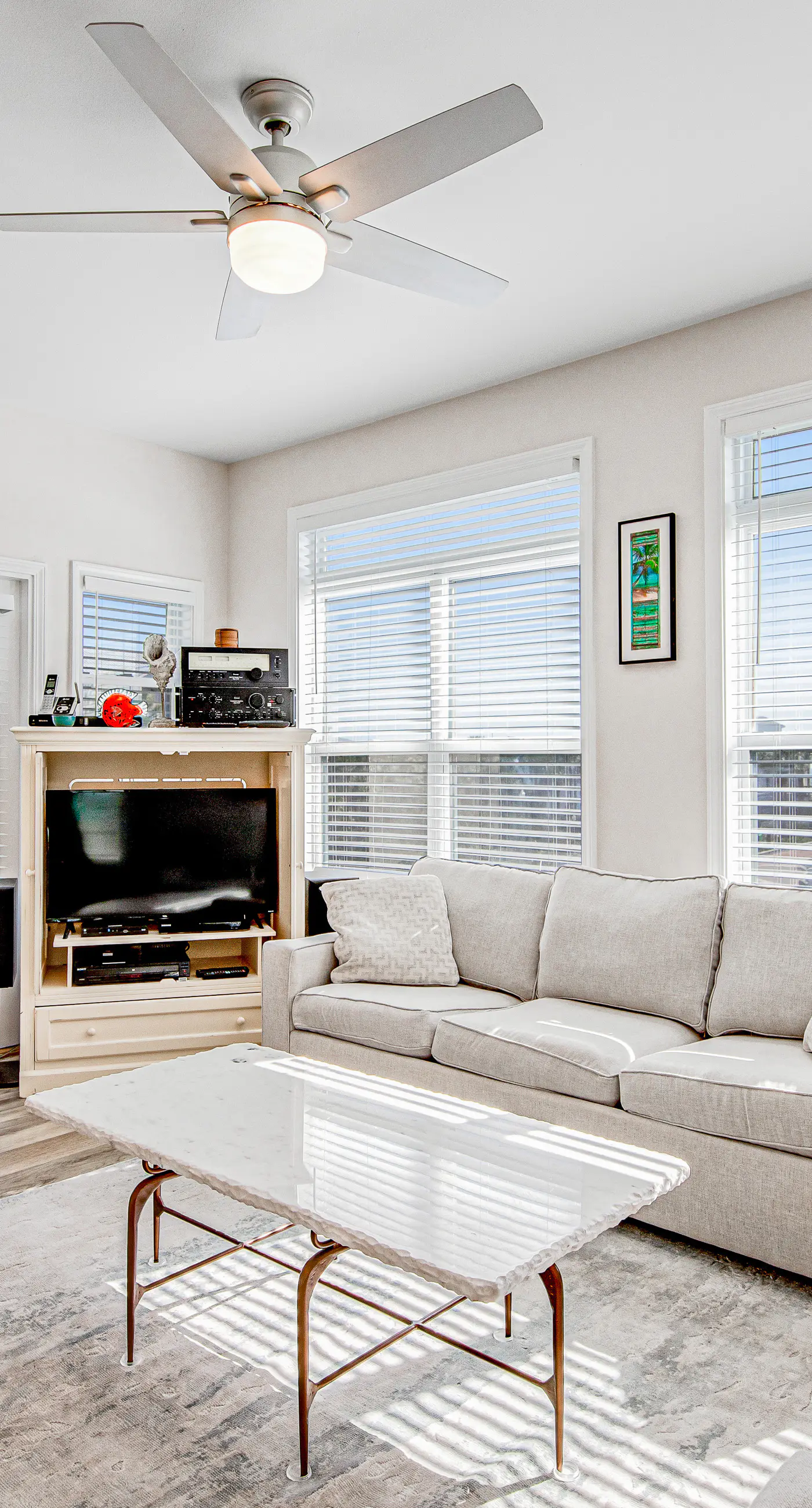 Charming getaway with lovely porches & shared pool - walk to the beach