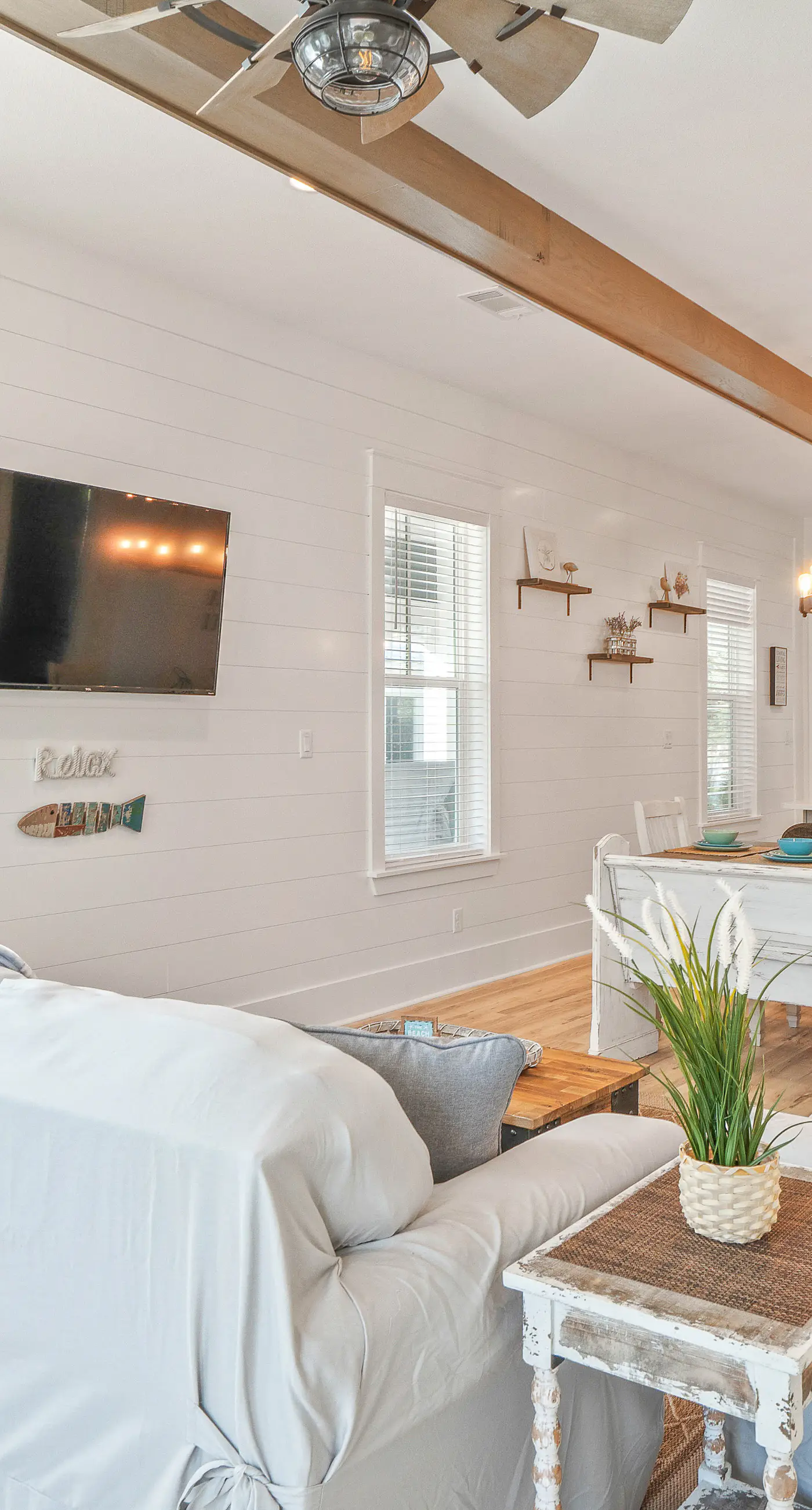 Delightful Coastal Home with WiFi, Furnished Porch, & Shared Pool-Dog Friendly