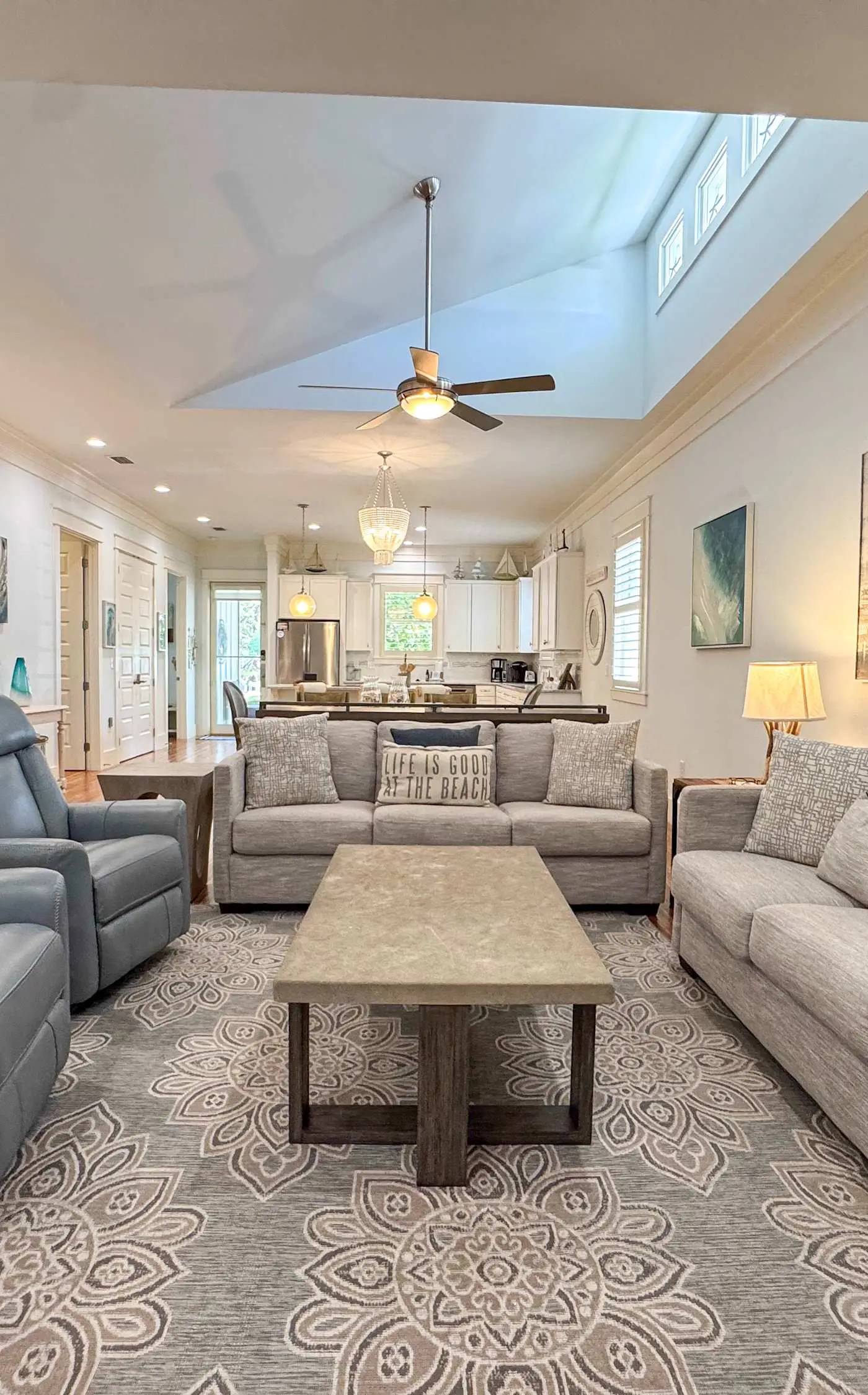 Nautical home in coastal community close to beaches and shopping