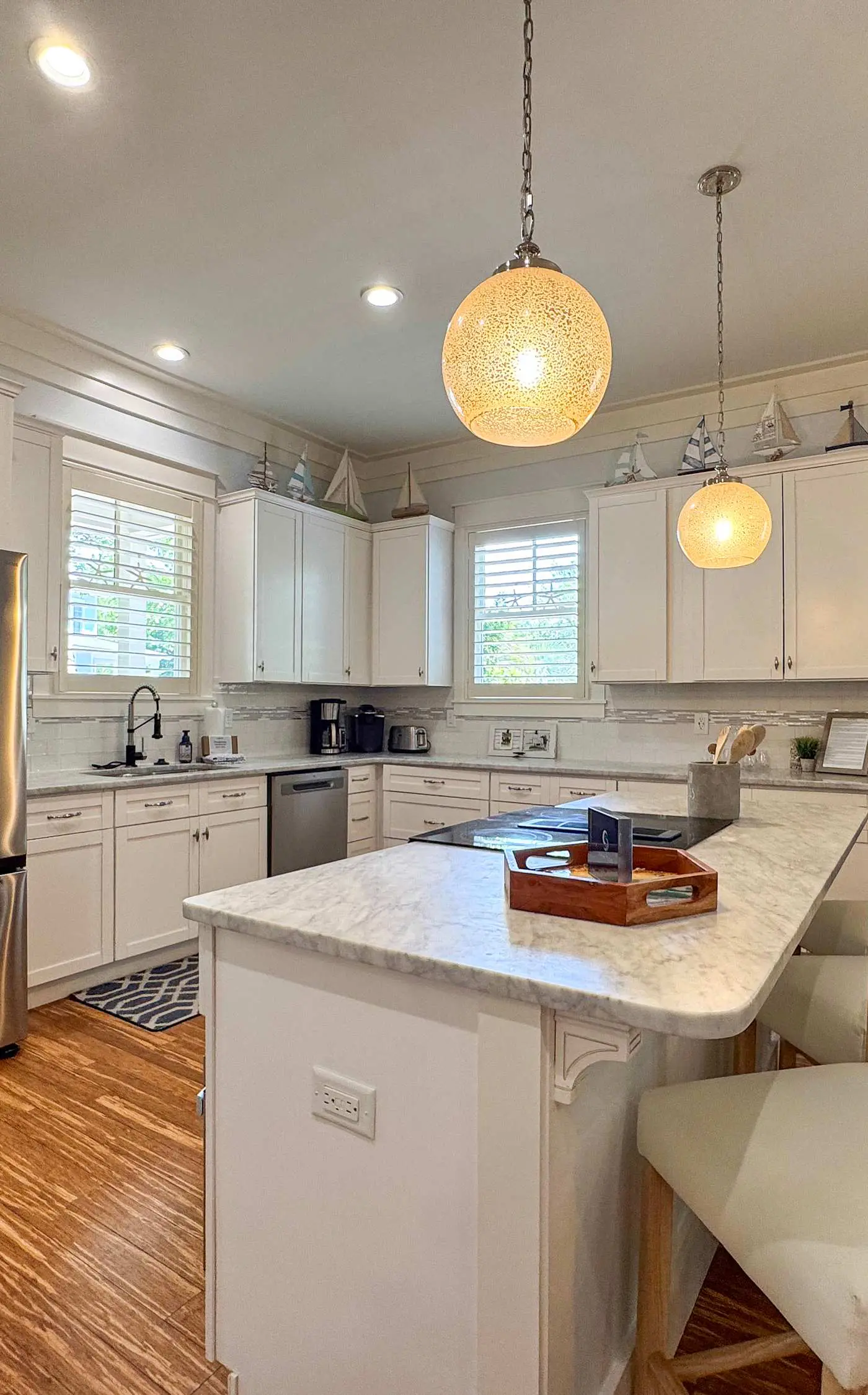 Nautical home in coastal community close to beaches and shopping