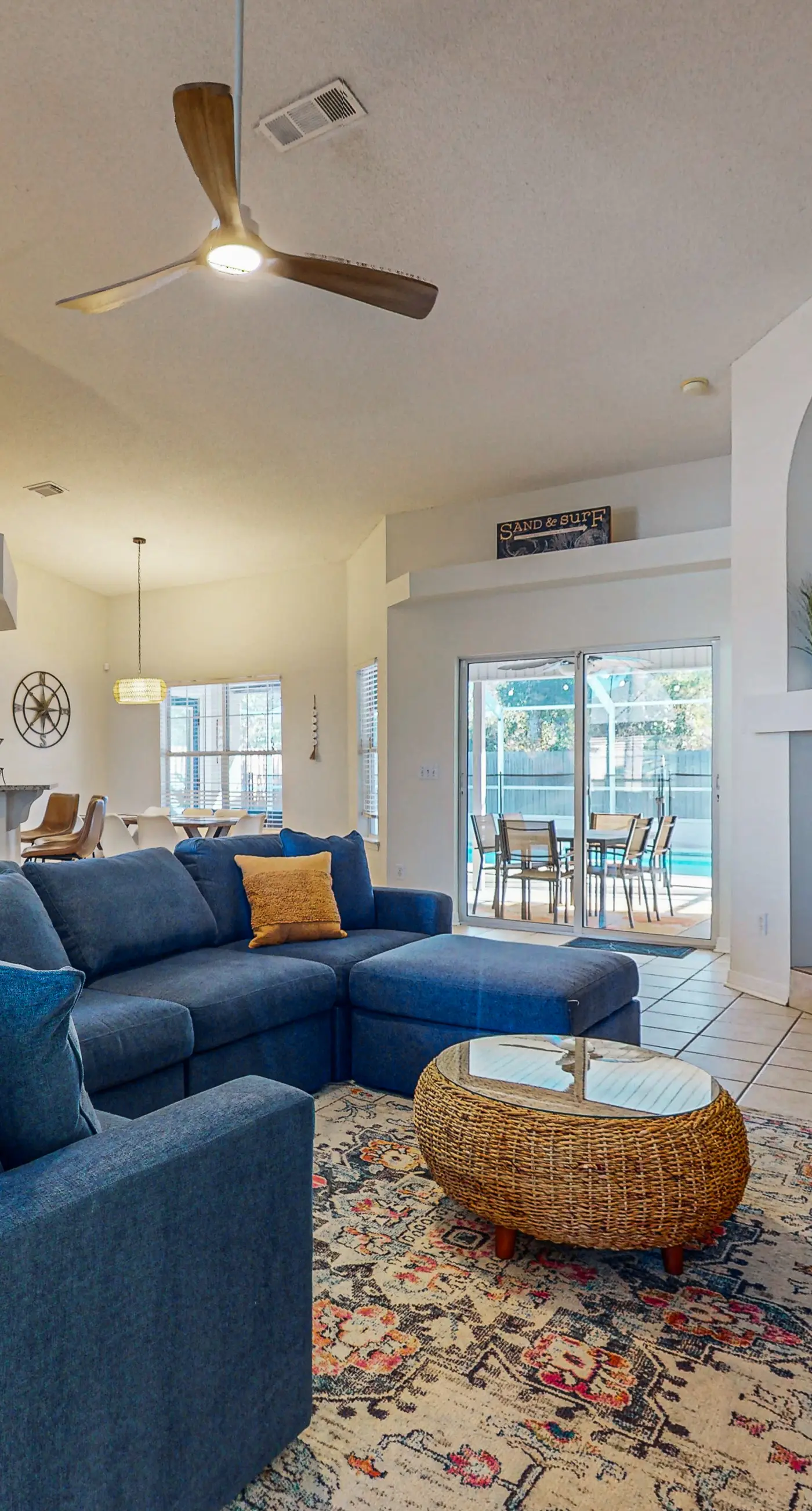 Single-level home with fenced yard, private pool & washer&dryer