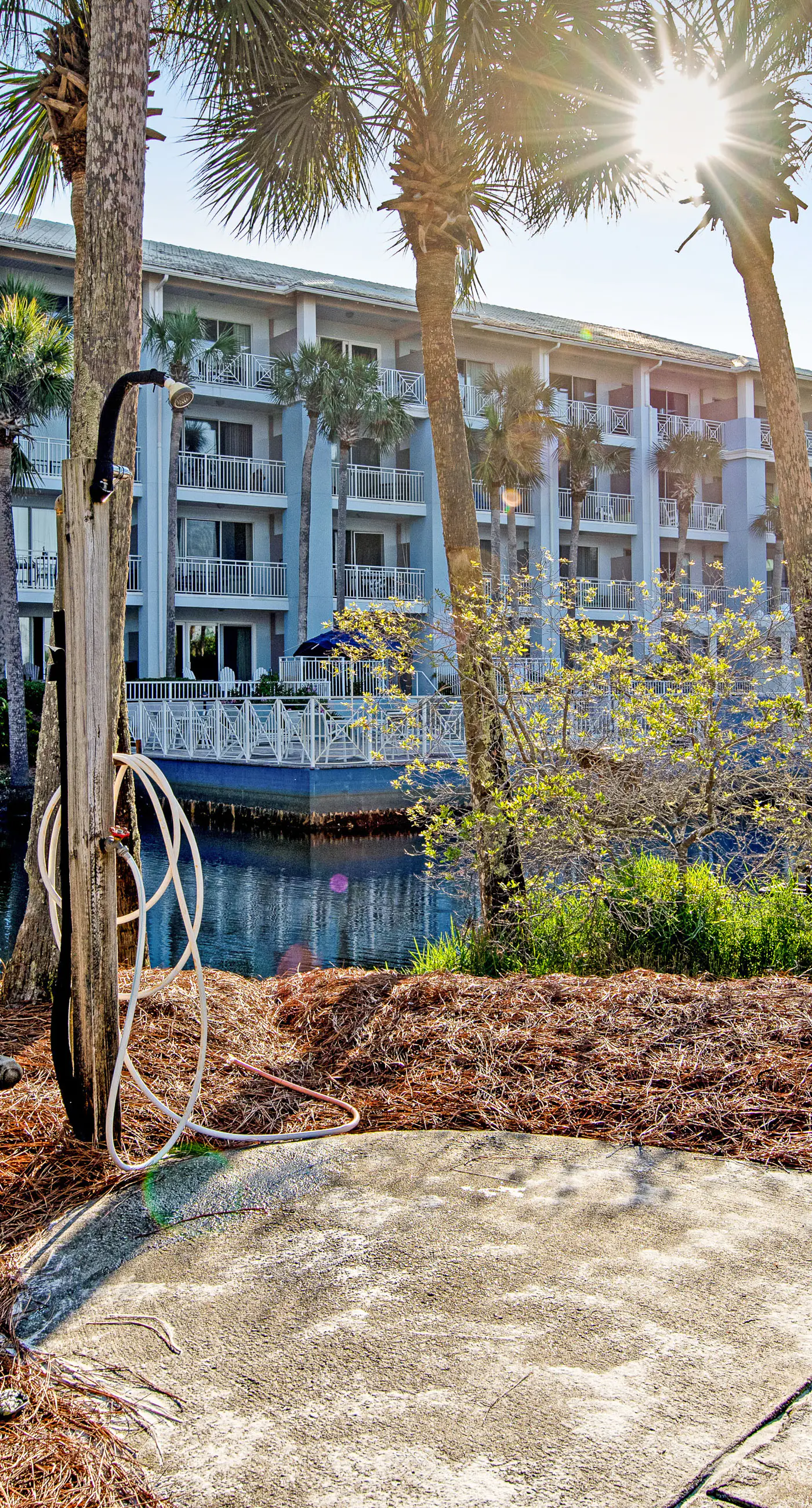Newly built condo with WiFi, shared pools, hot tub, & private beach access