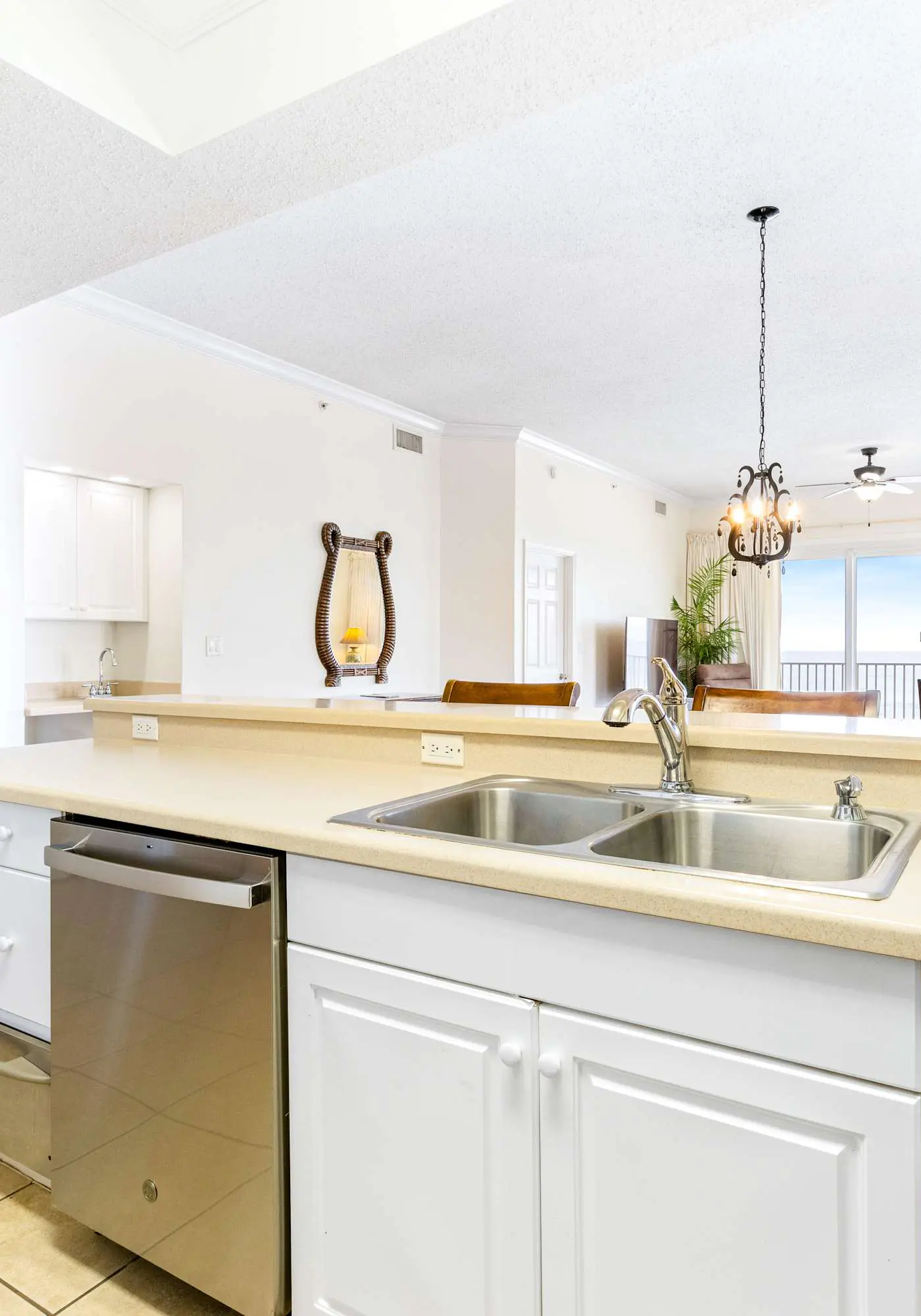Inviting Gulf-front condo In Perdido Key with waterfront pool, hot tub and oceanfront balcony