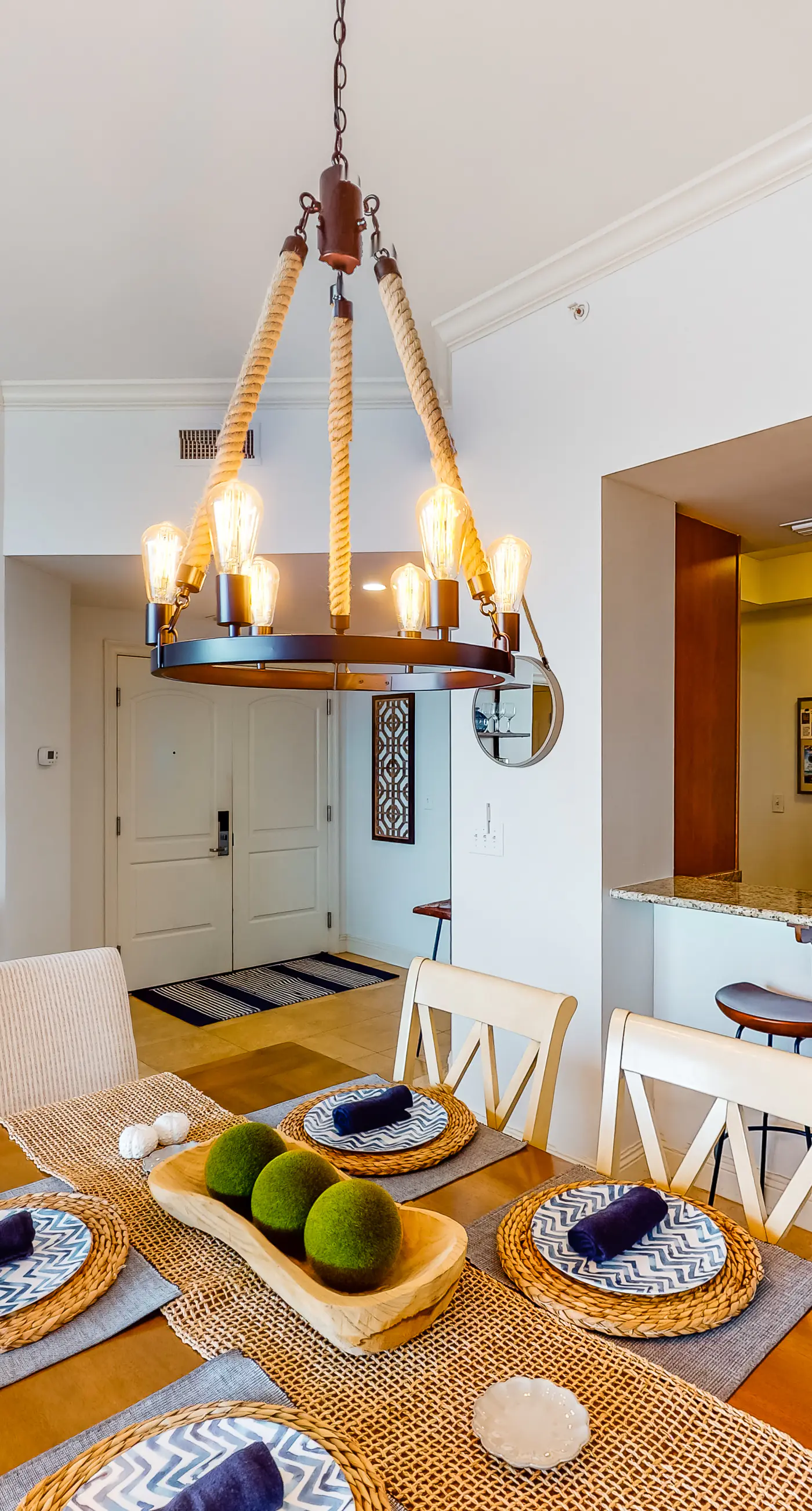 Updated oceanfront penthouse with sunset balcony views, pool, hot tub & gym