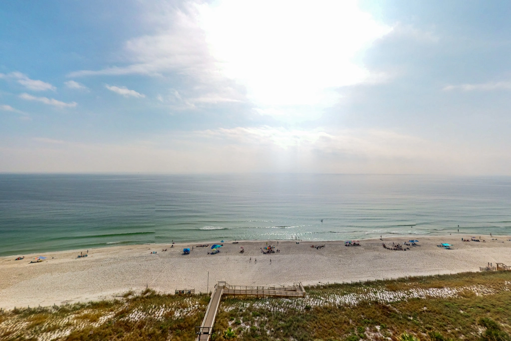 Gulf-front condo with views, pools, a hot tub, and tennis