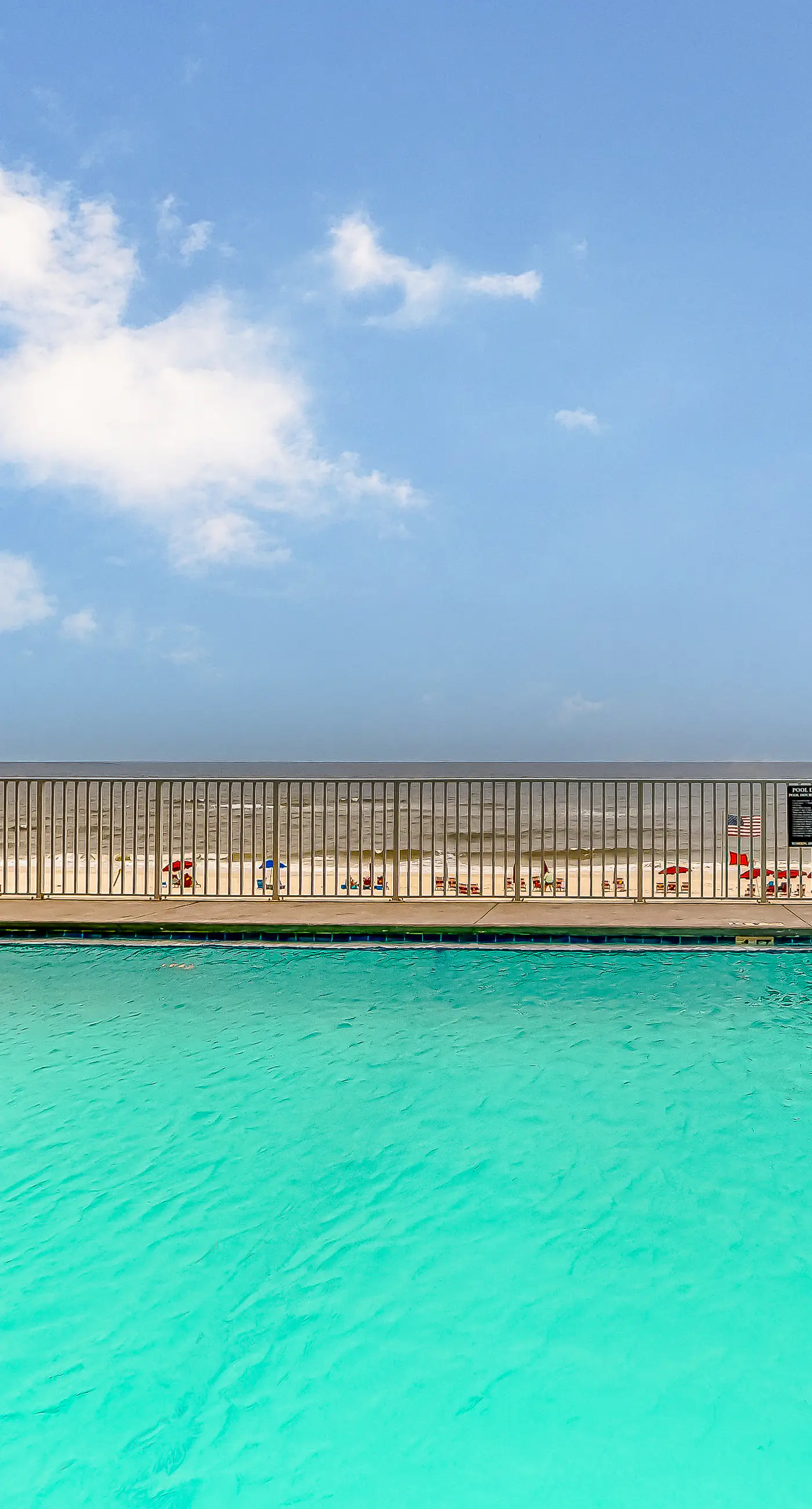 Inviting Gulf-front condo In Perdido Key with waterfront pool/hot tub and oceanfront balcony