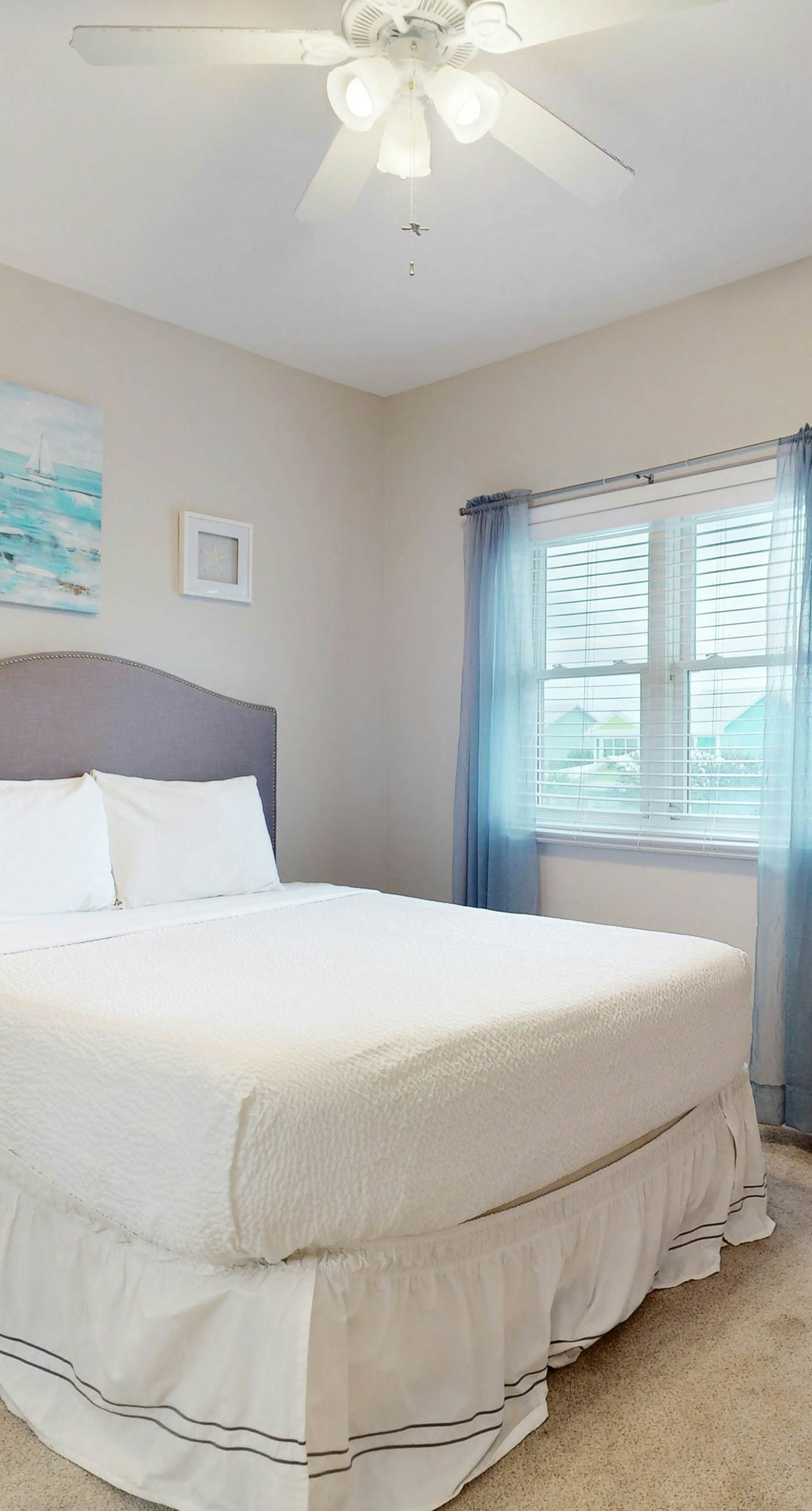 Inviting home with pool, Gulf view, tennis, patio, central AC, & W/D