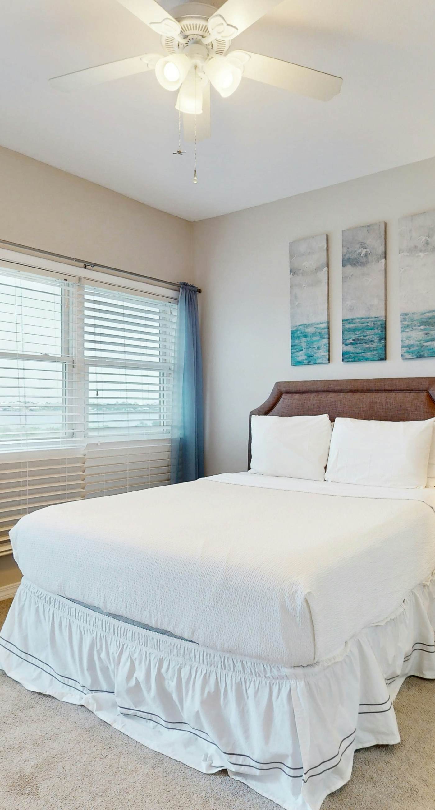 Inviting home with pool, Gulf view, tennis, patio, central AC, & W/D