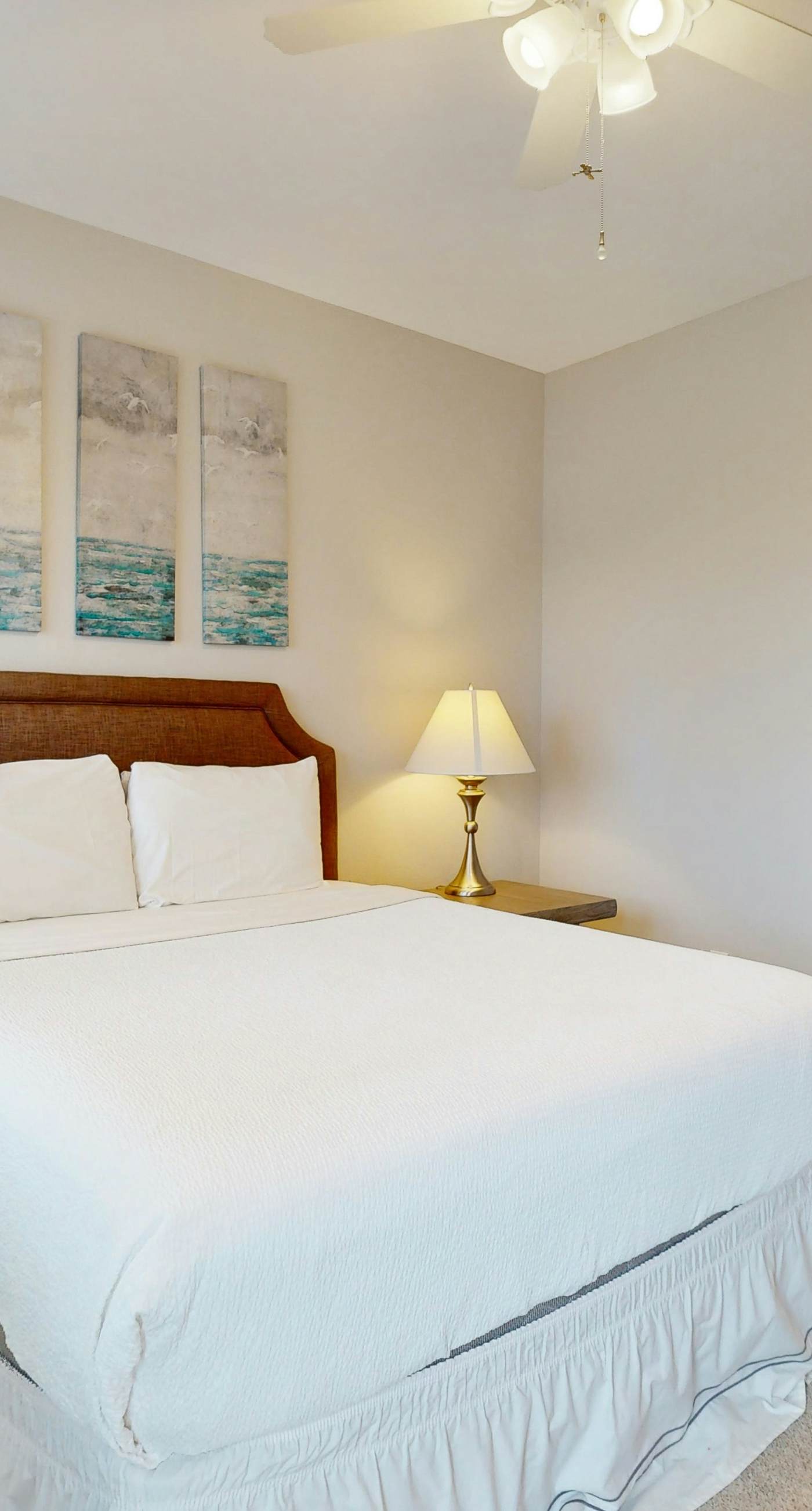 Inviting home with pool, Gulf view, tennis, patio, central AC, & W/D