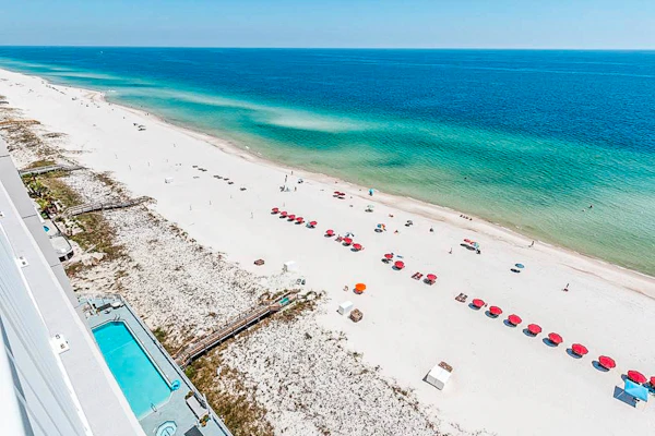 Gulf-front Perdido Key Condo with Waterfront Pool/Hot Tub and Oceanfront Balcony