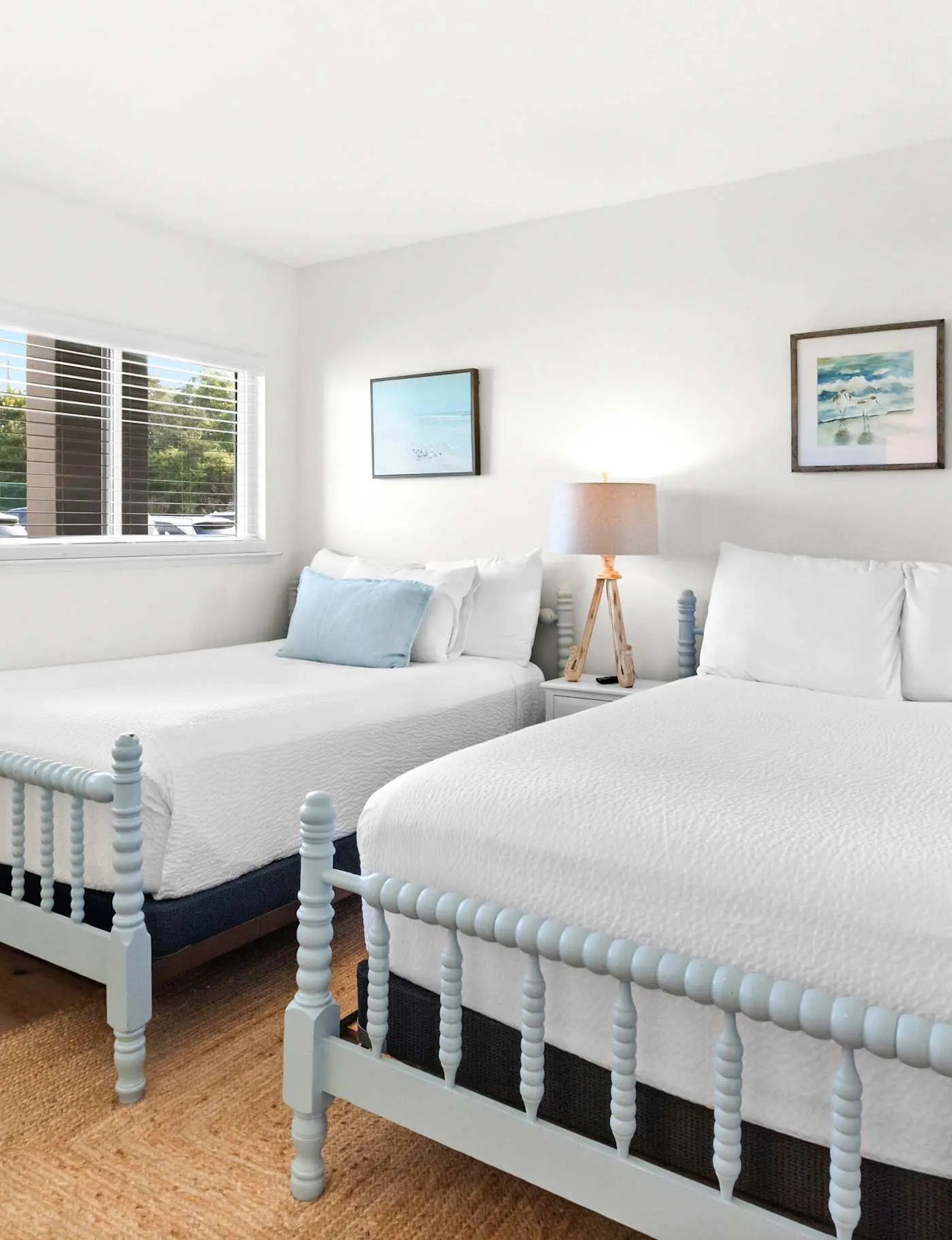 Ground floor oceanfront beachy condo with furnished patio, outdoor pool, gym