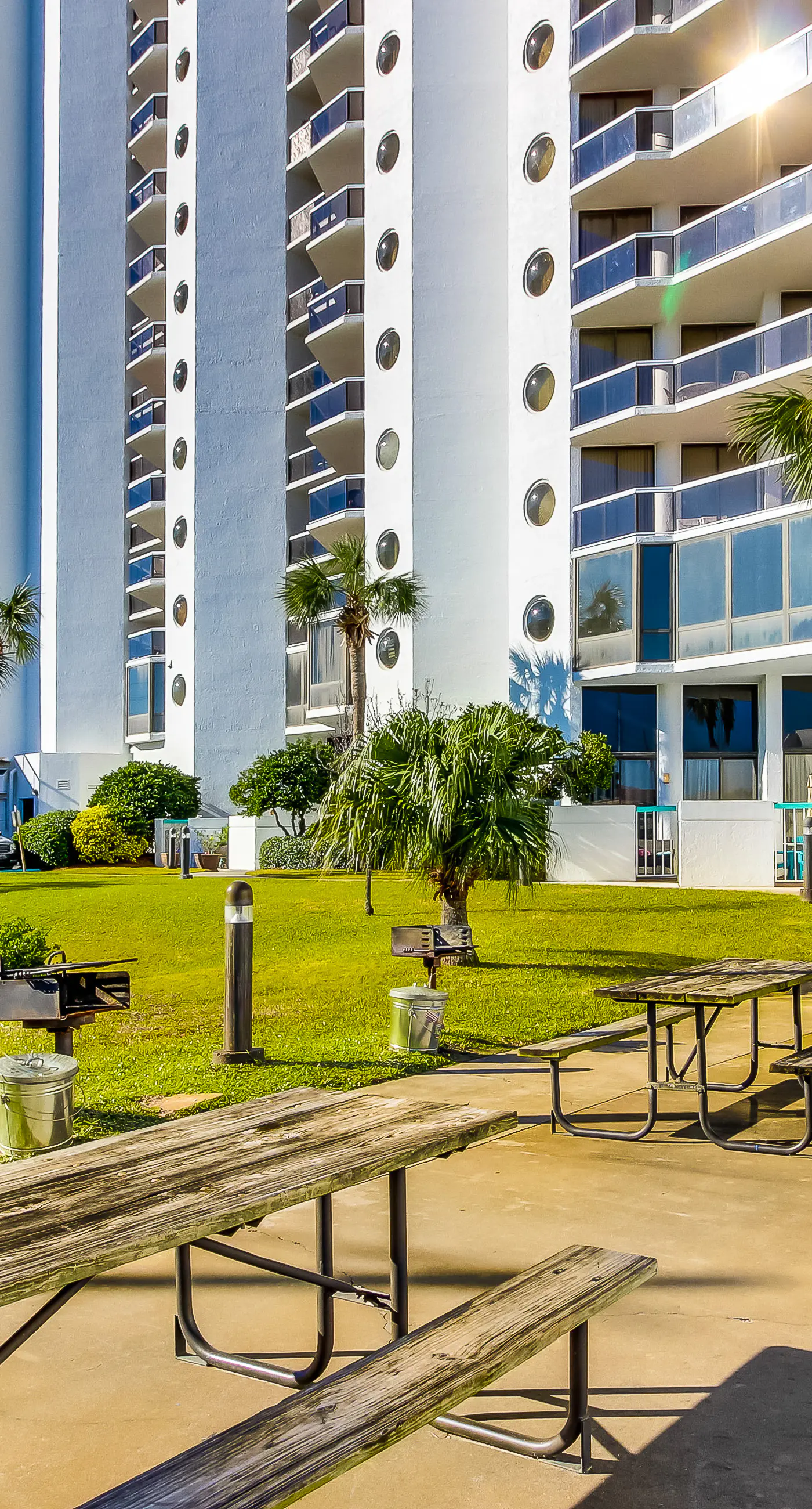 Condo in waterfront resort with balcony, AC & 2 pools - walk to beach