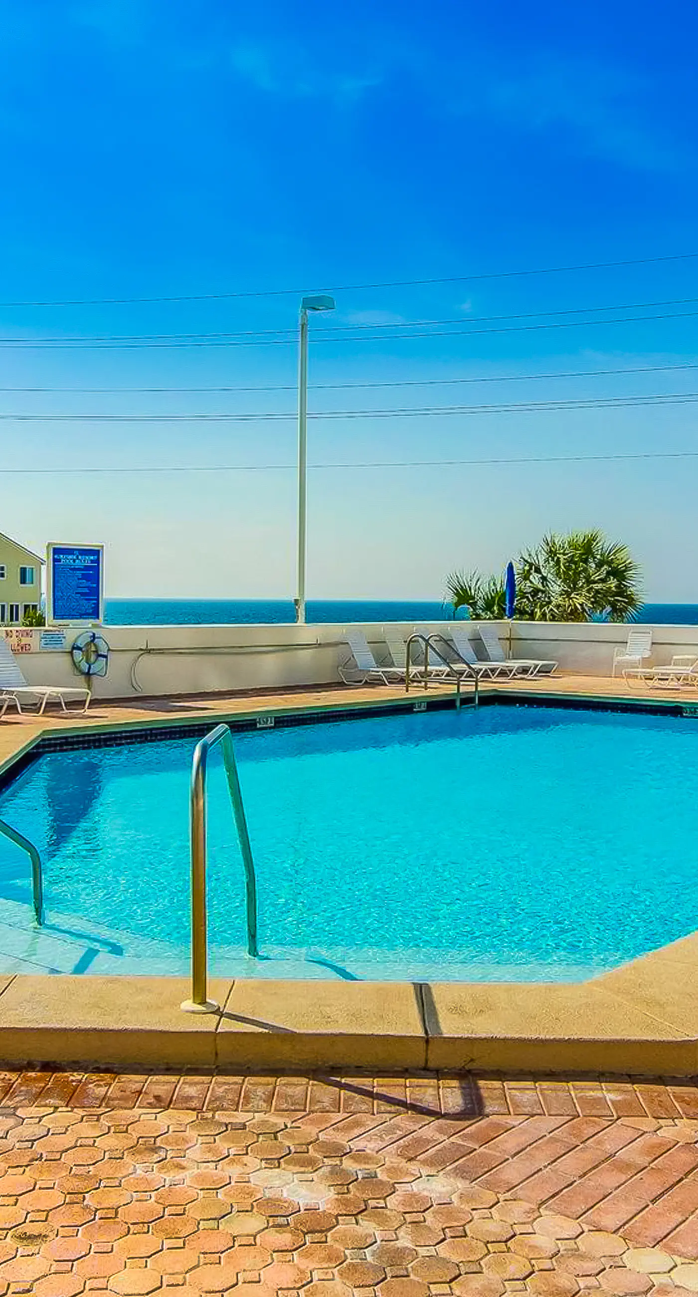 Gorgeous beach home with pool, hot tub, W&D, central AC & partial ocean views