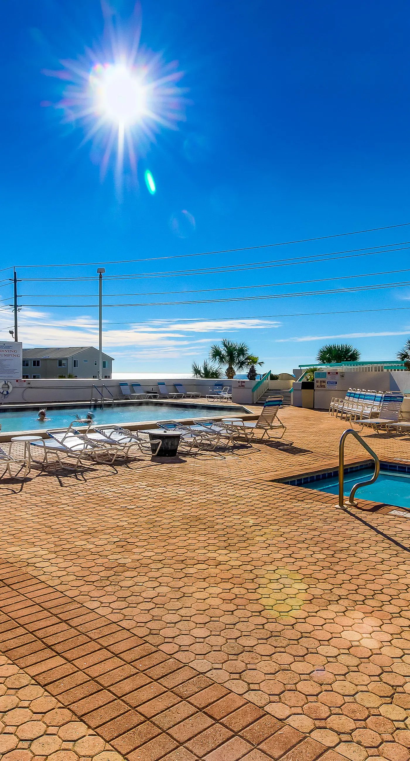 Gorgeous beach home with pool, hot tub, W&D, central AC & partial ocean views