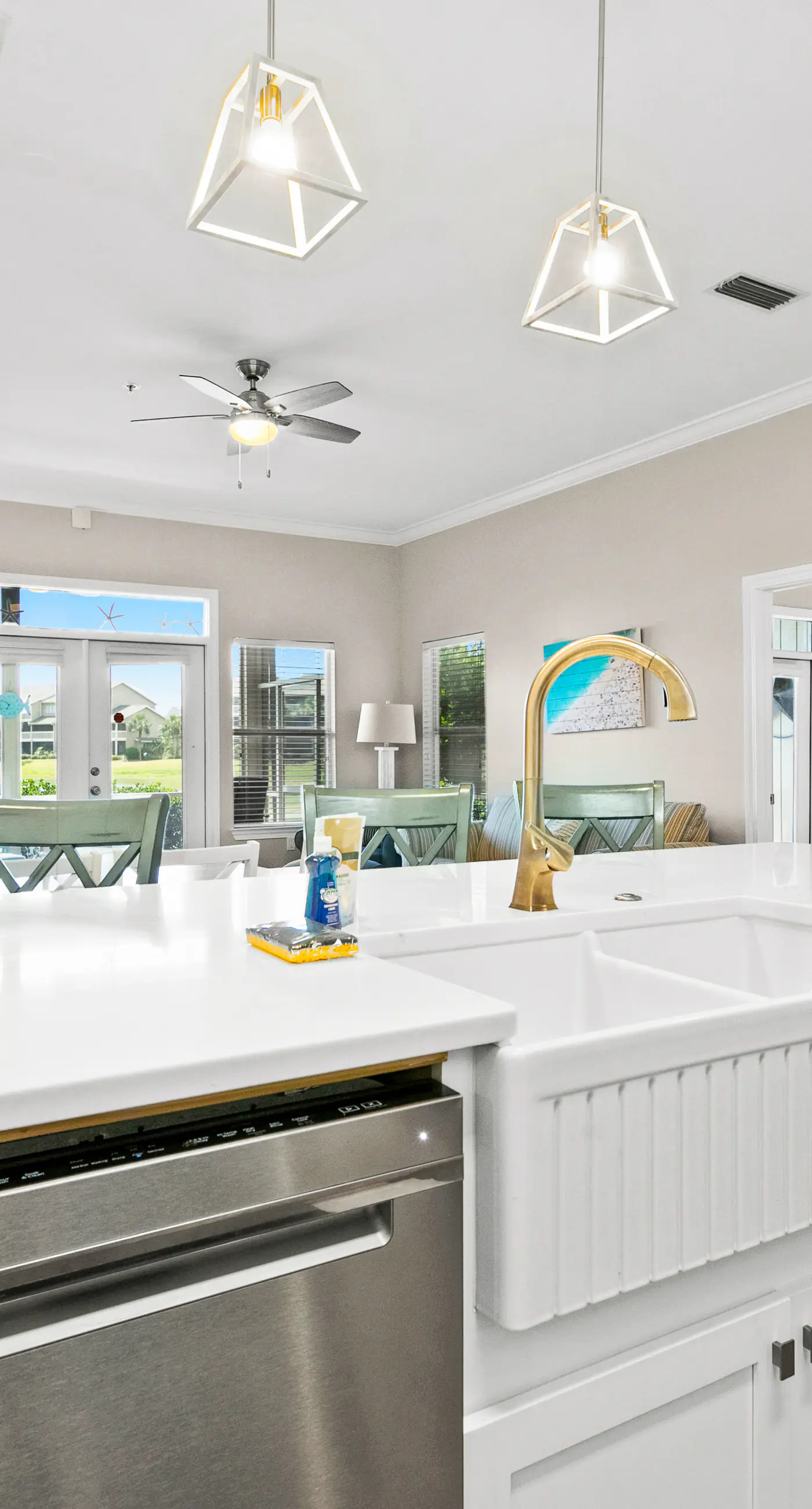 Gorgeous lakefront home with shared pool and beach access