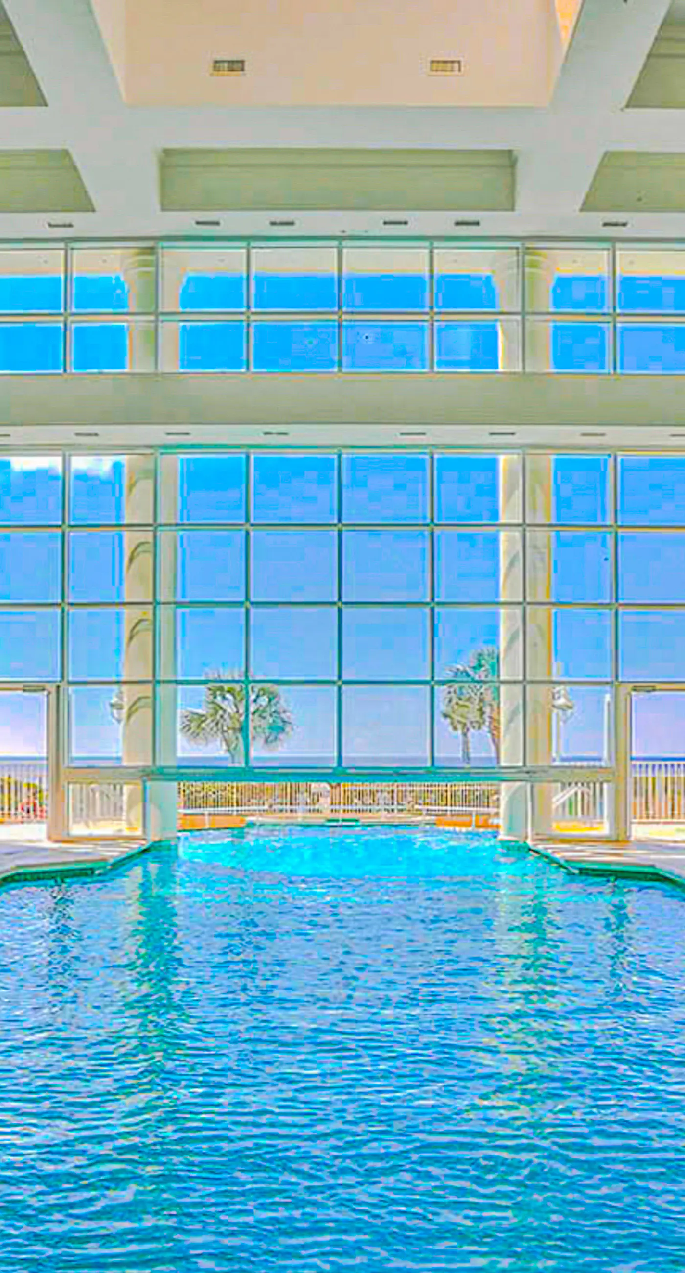 Lovely gulf-front condo with pool, hot tub, central AC, & washer/dryer
