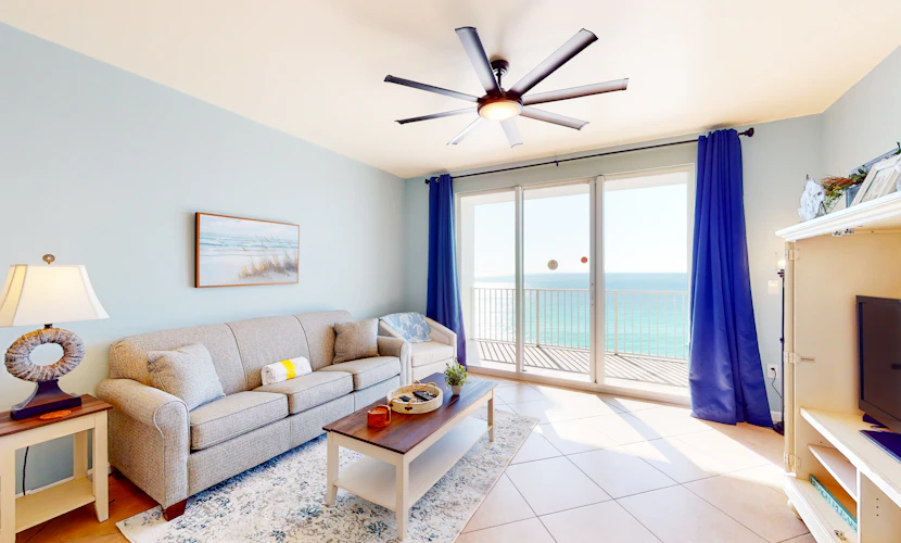 Indulge in coastal luxury at Majestic Sun A1111 in Miramar Beach! This beachfront condo offers stunning ocean views, direct beach access, and resort amenities like pools and a hot tub. With three bedrooms, two bathrooms, and a fully equipped kitchen, it's perfect for families. Explore nearby attractions and create lasting memories in this beautiful condo.