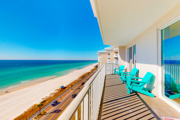 Indulge in coastal luxury at Majestic Sun A1111 in Miramar Beach! This beachfront condo offers stunning ocean views, direct beach access, and resort amenities like pools and a hot tub. With three bedrooms, two bathrooms, and a fully equipped kitchen, it's perfect for families. Explore nearby attractions and create lasting memories in this beautiful condo.
