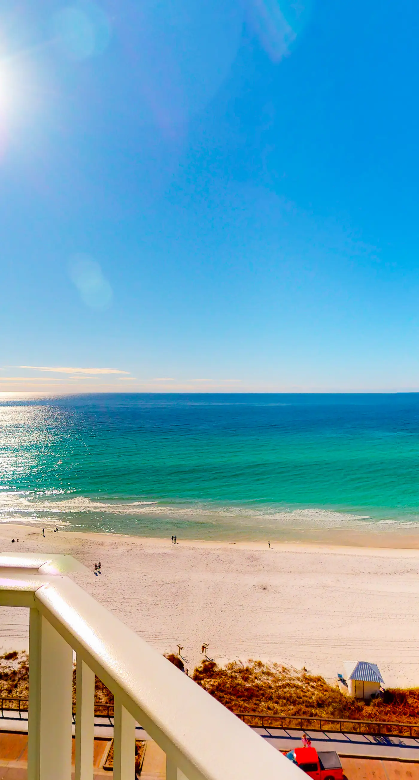 Bay view, access to the beach, & a shared, heated pool