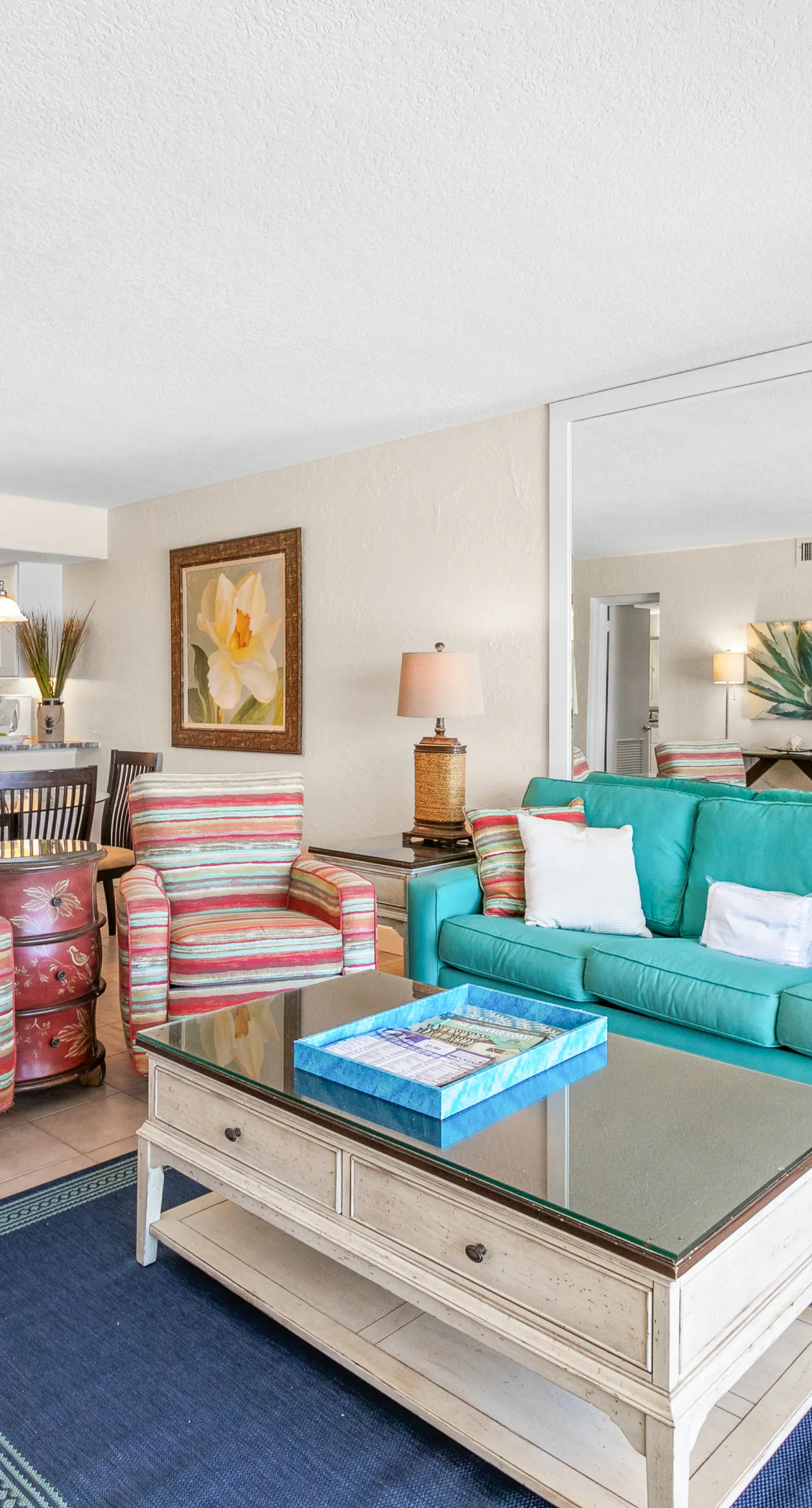 Well-equipped Gulf-front condo on 3rd floor with outdoor pool, grills & gym