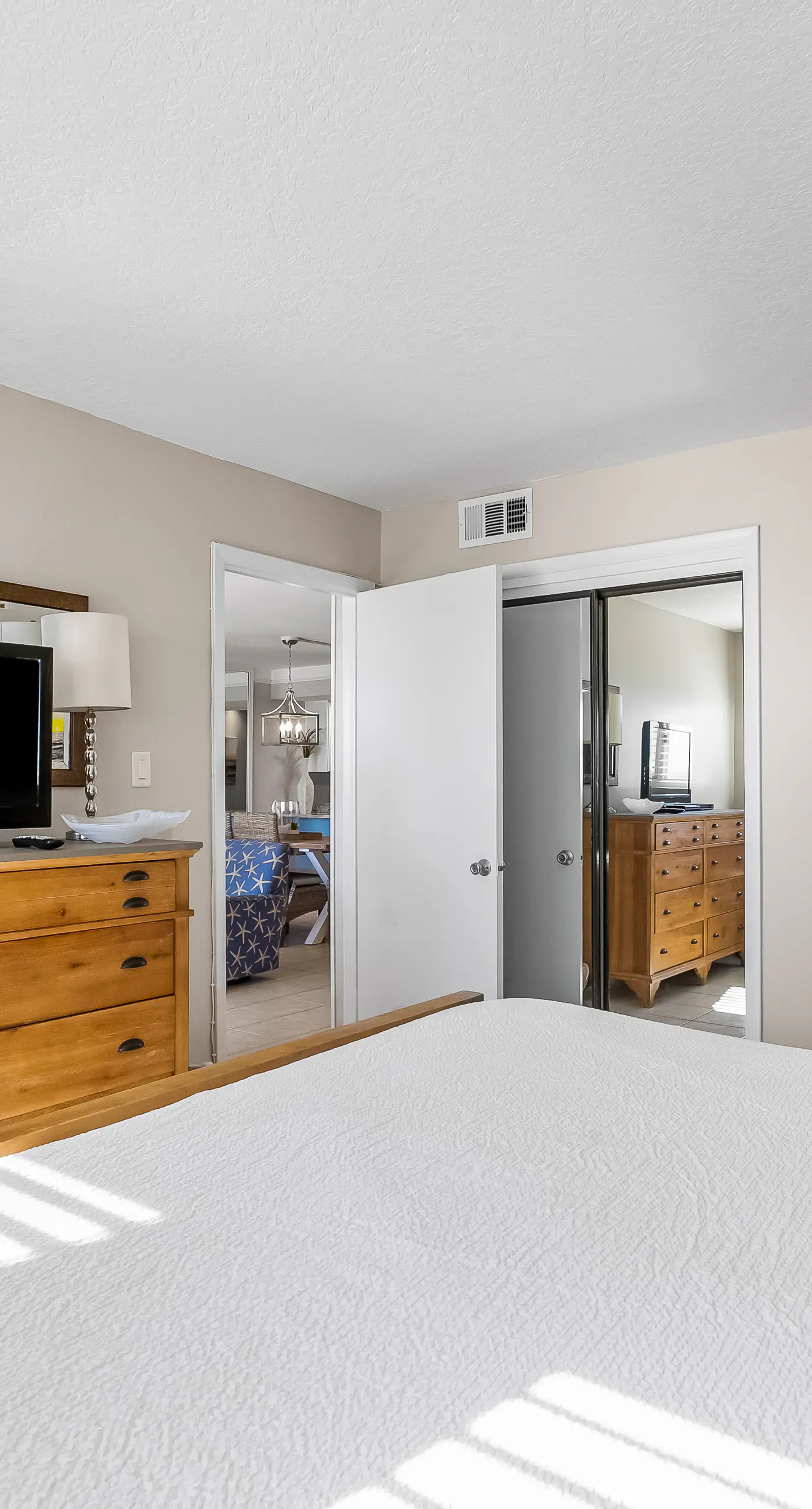 Gulf and beachfront condo with furnished patio, outdoor pool, gym & tennis